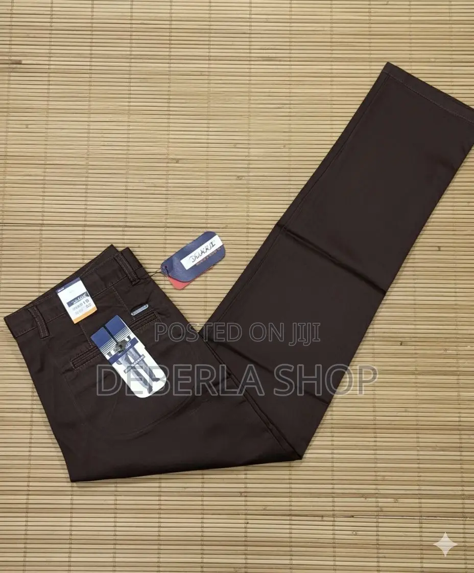 Men Khaki Trousers