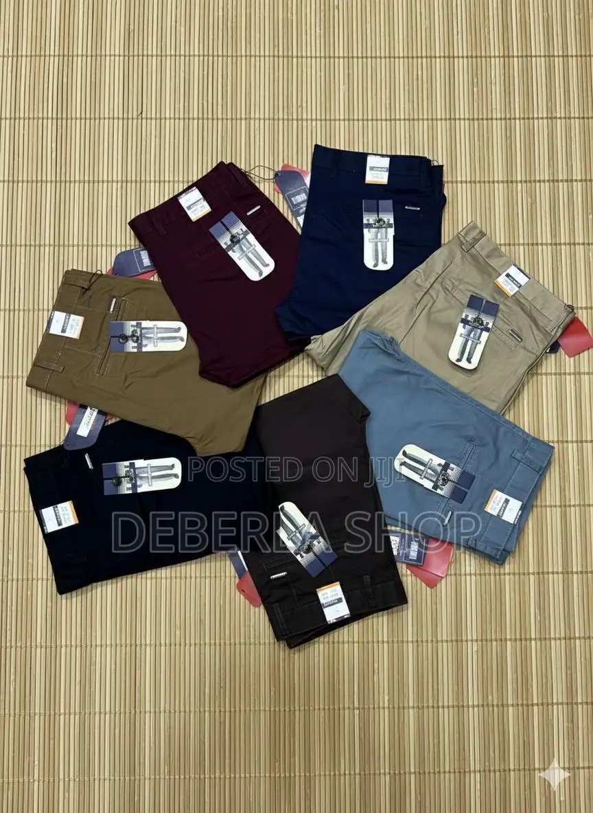 Men Khaki Trousers
