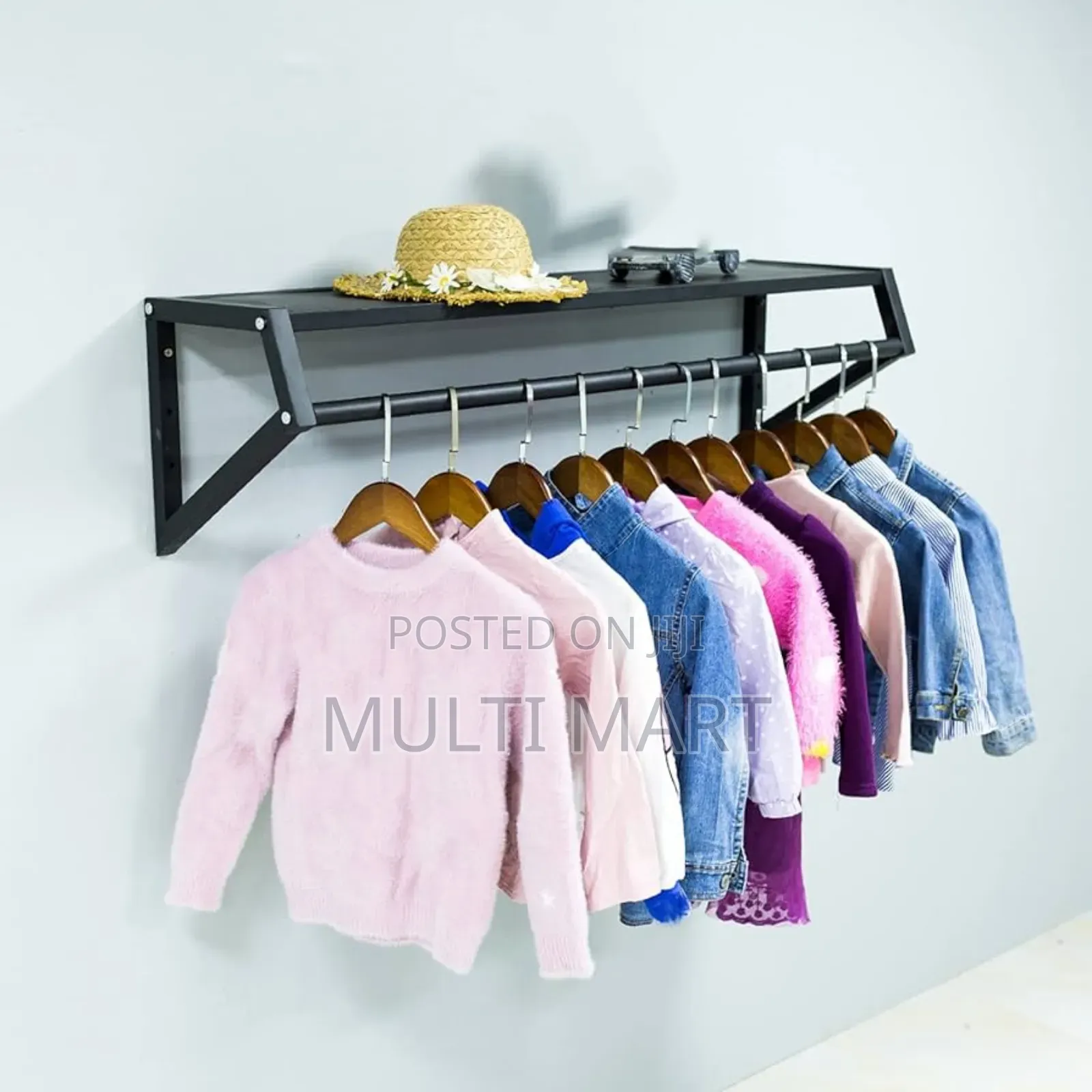 Garment Rack Clothes Display Clothing Store Floating Shelf