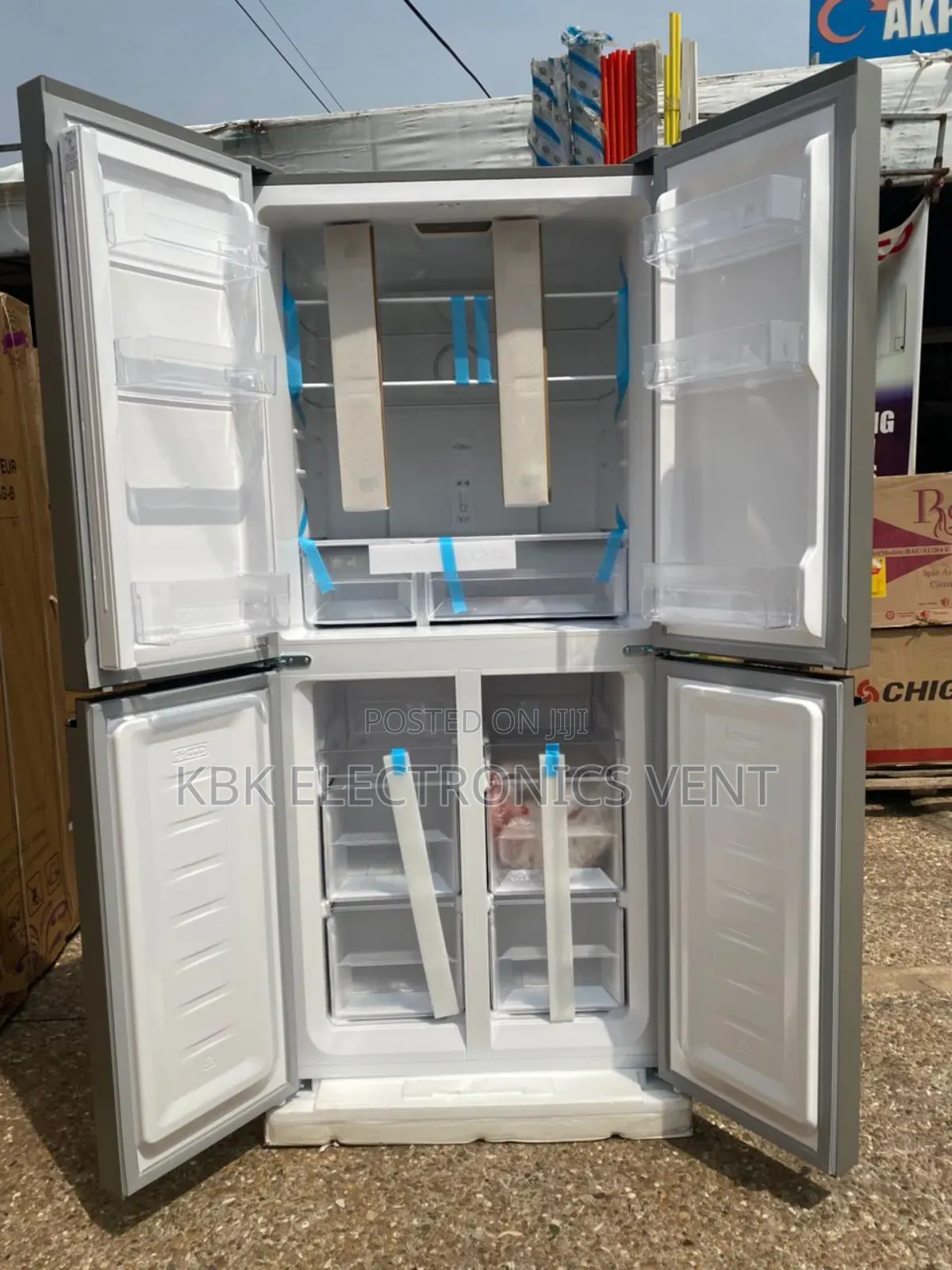 Roch 450liter 4doors Refrigerator Mirror Doors