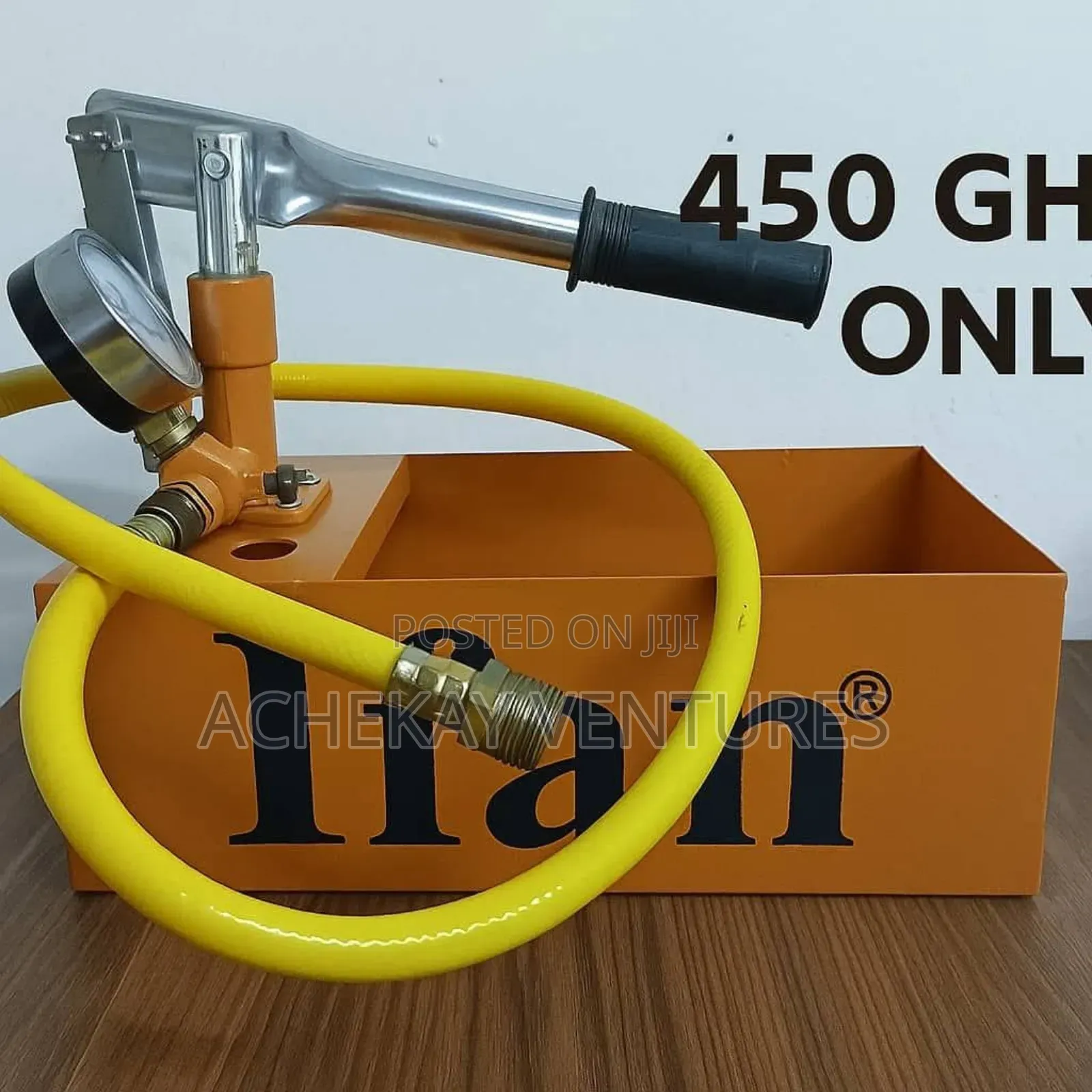 Ifan Manual Pump With Hose Pressure Gauge