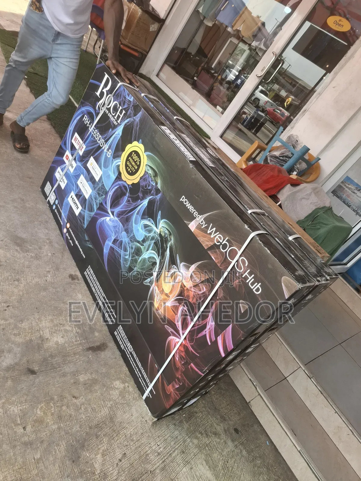 Roch 65 Inches Powered by Weboshub Smart Android Tv Available Uhd