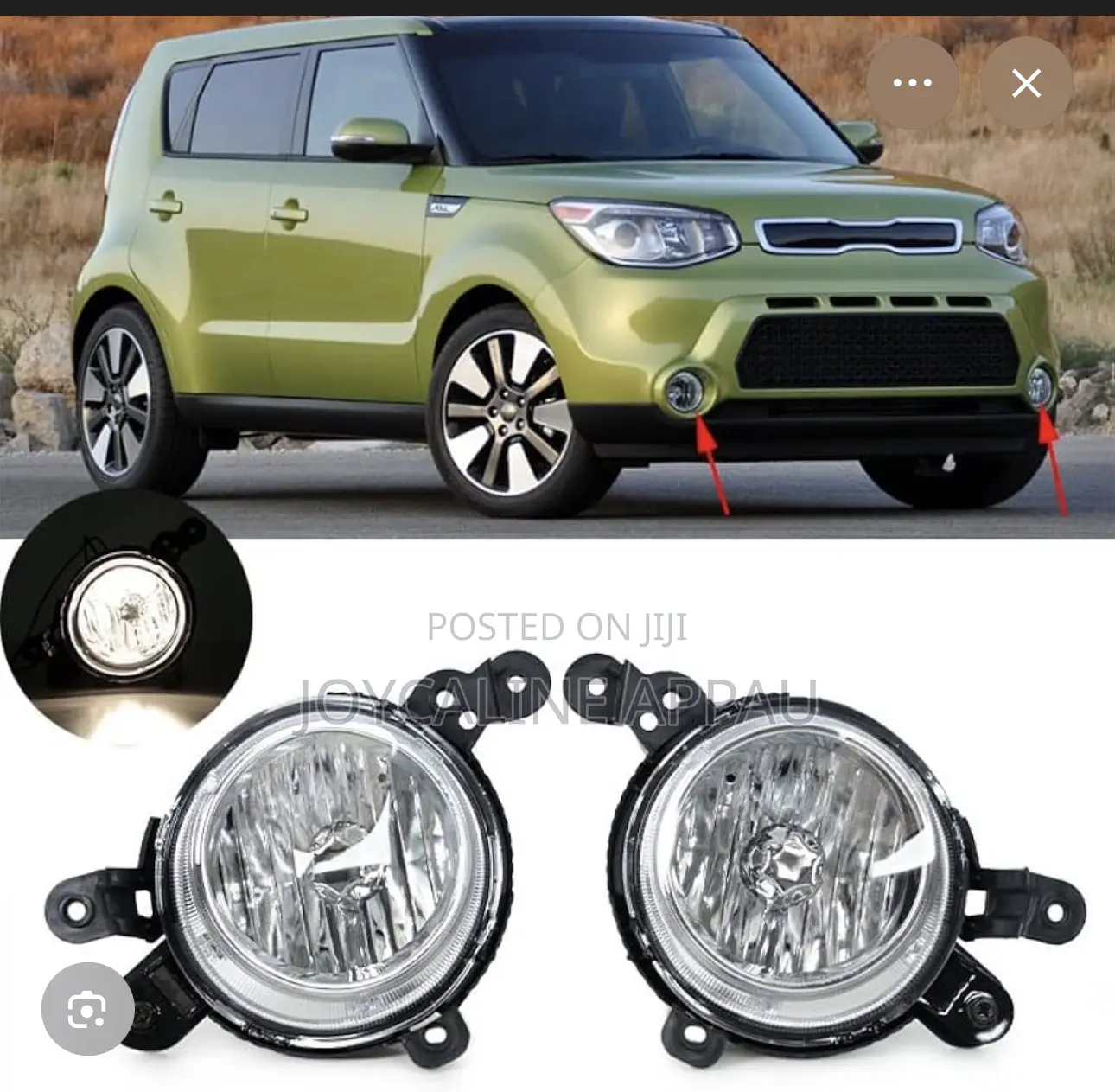 Kia Soul Fog Light 2010 To 2016
