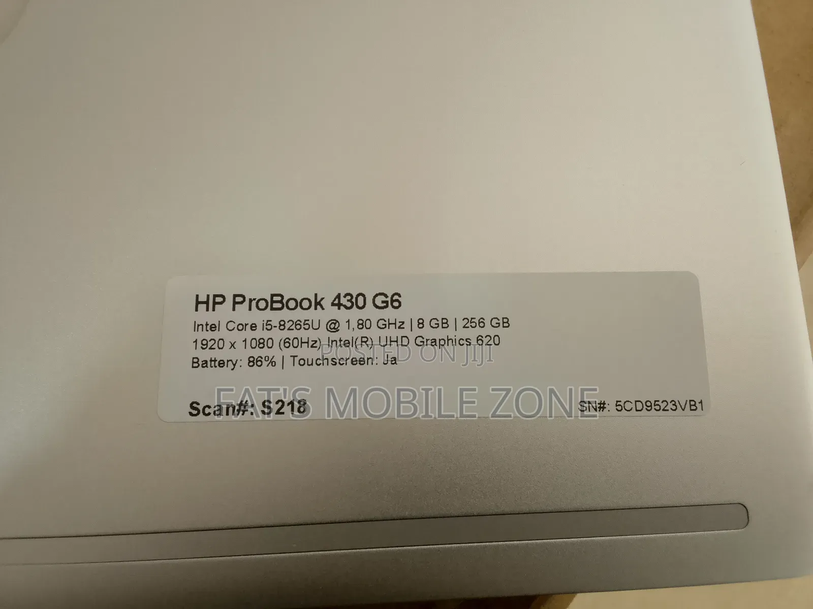 Laptop HP 430 G6 8GB Intel Core I5 SSD 256GB
