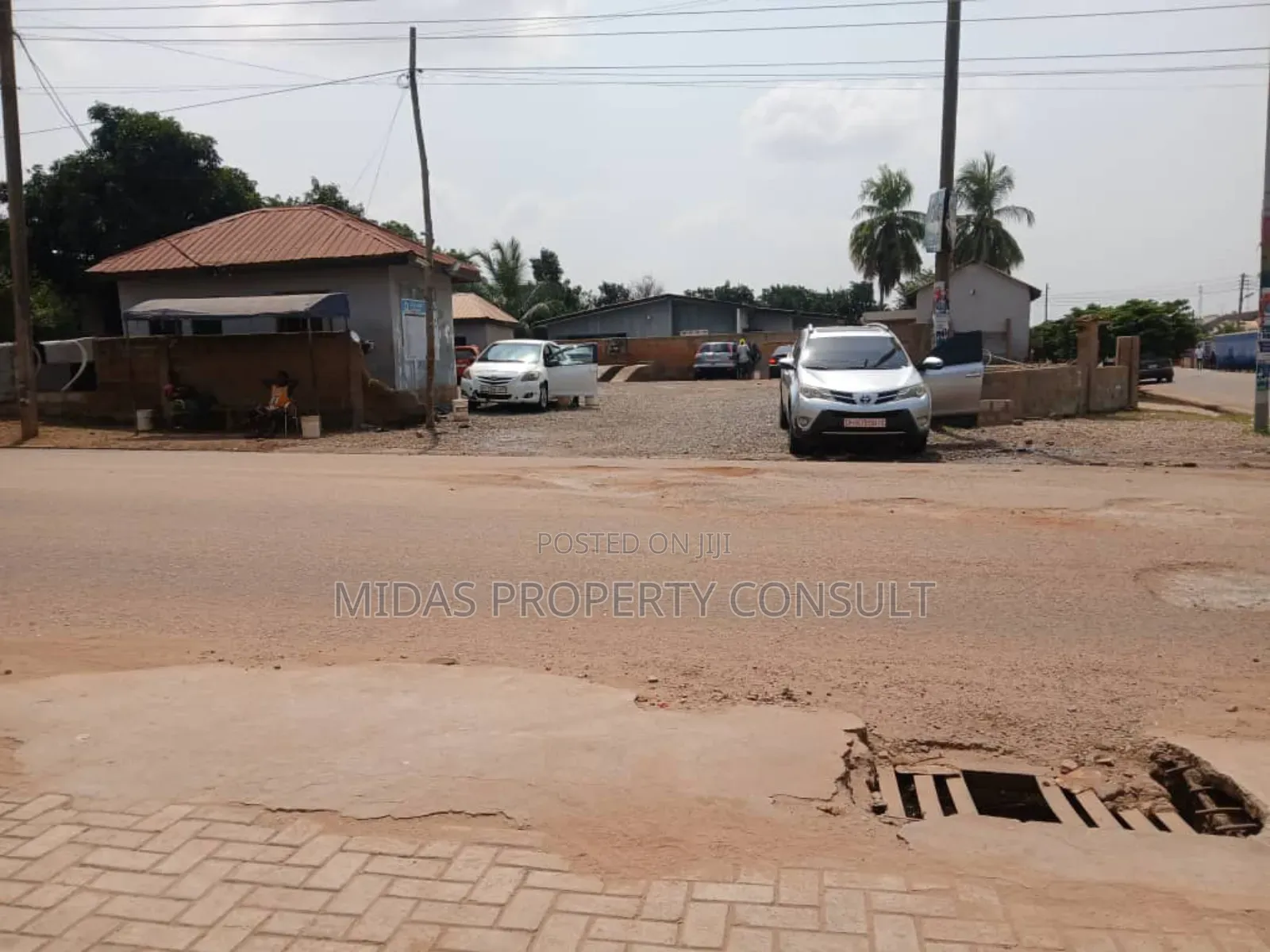Road Side Land for Sale at Adenta Sakora
