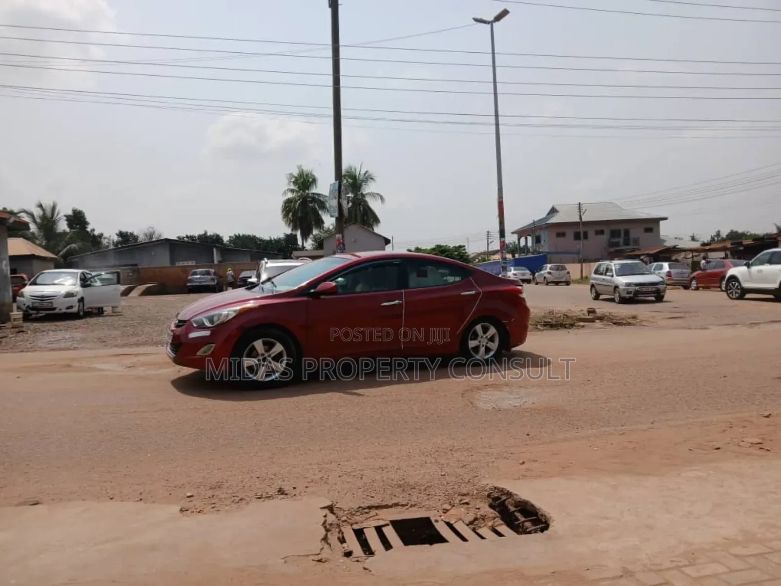 Road Side Land for Sale at Adenta Sakora