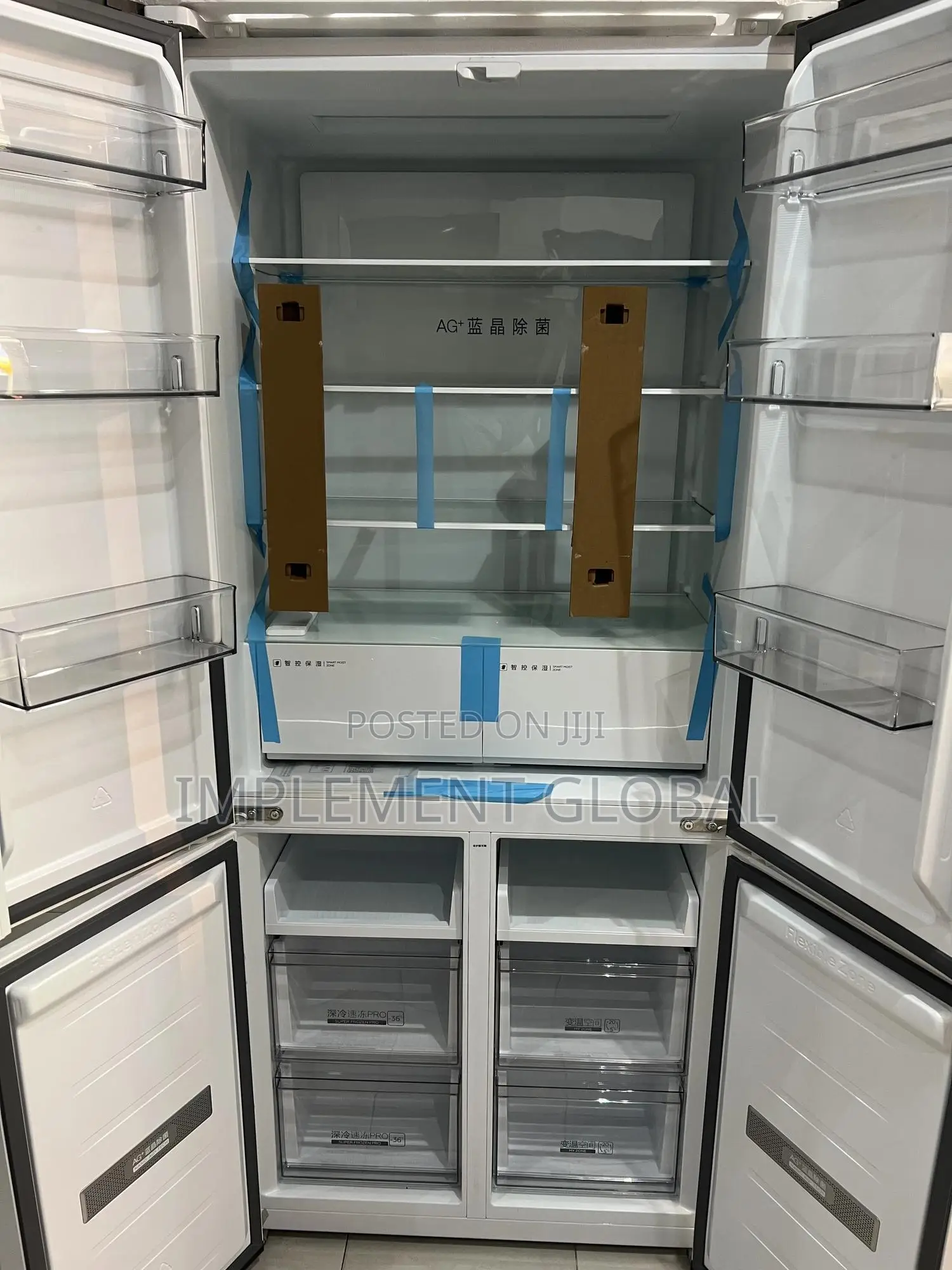 4 Door Fridge - White