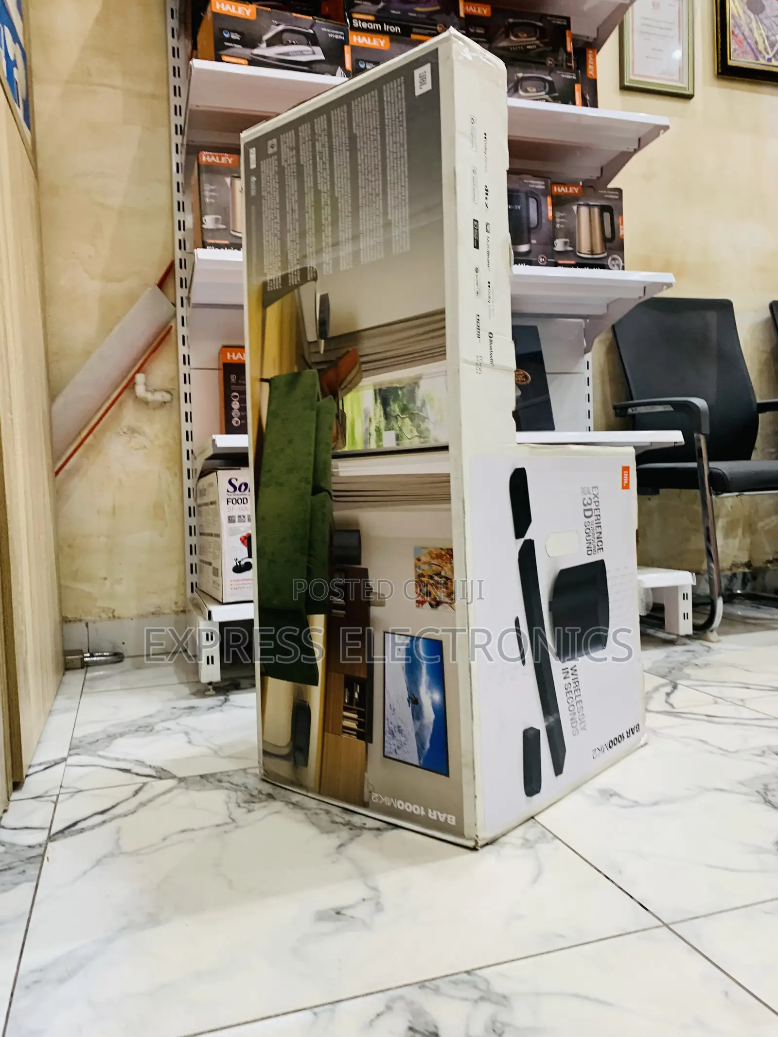 Ultra Modern Sleek JBL Bar 1000mk2 Sound System