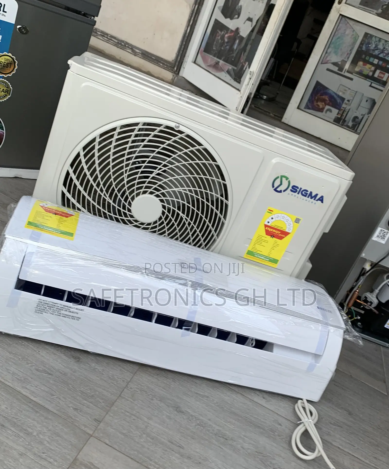 Eco-Friendly New Sigma 1.5 Horsepower White Split Ac