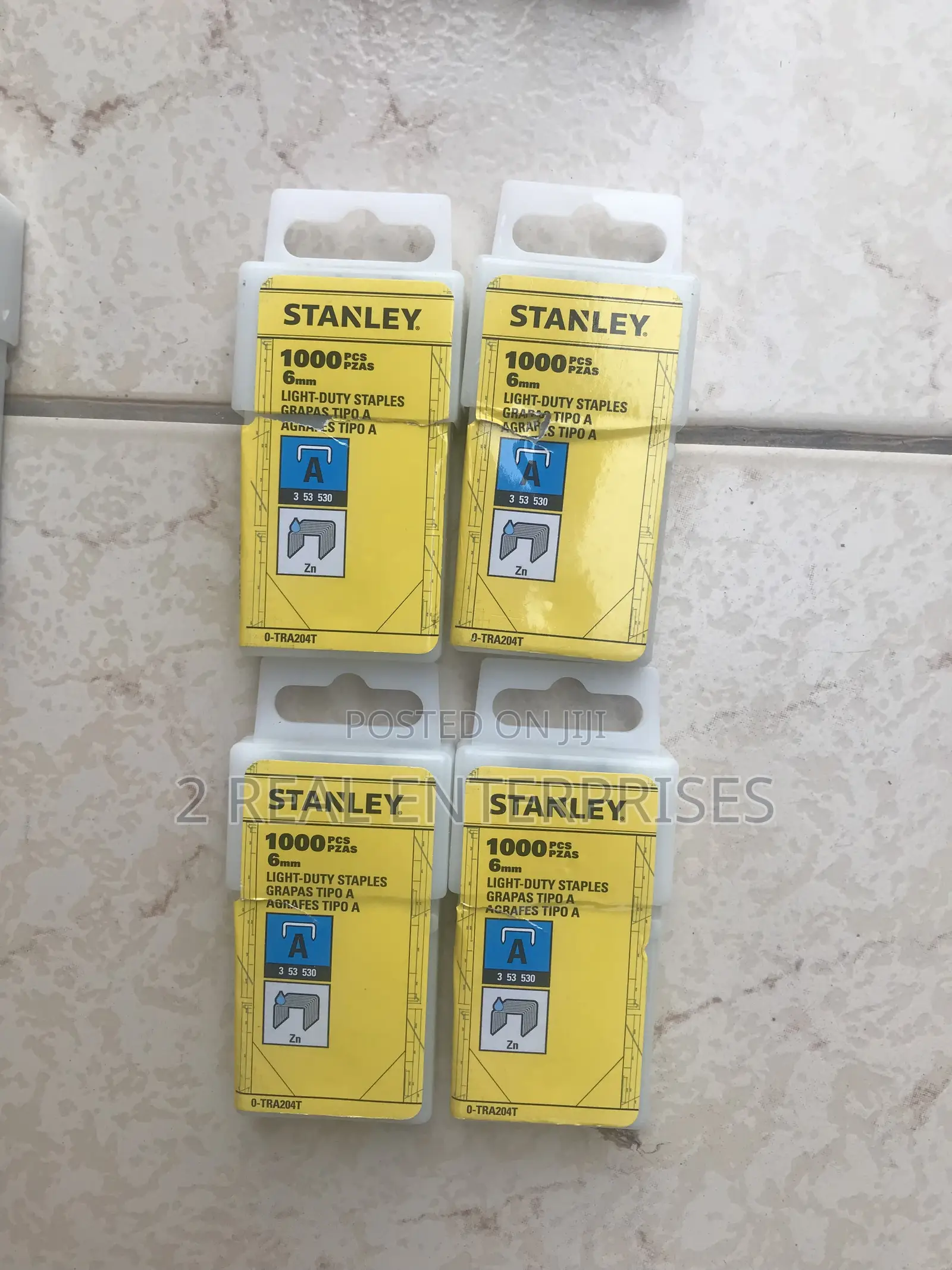Stanley Staple Pins Type a 6mm 1000pcs