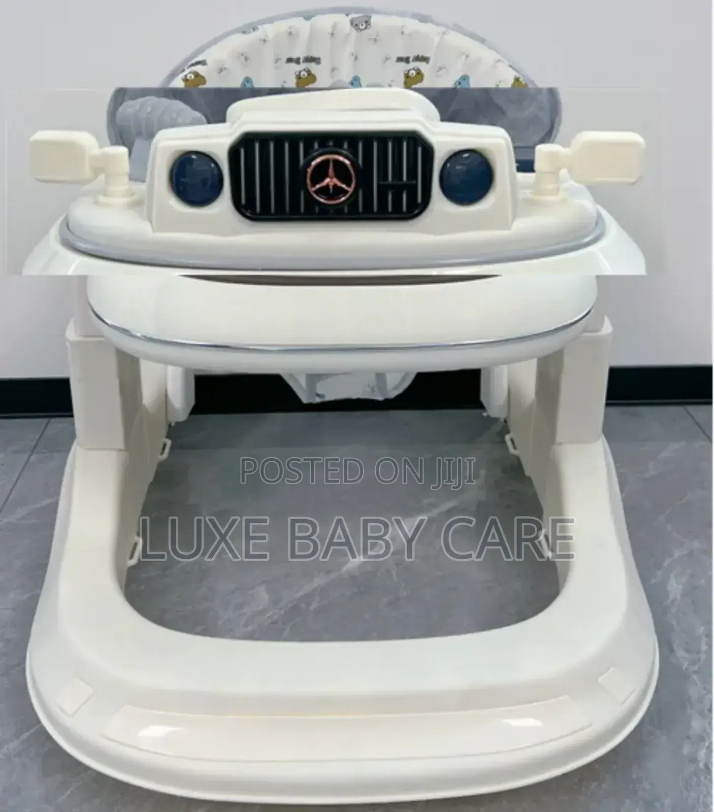 Baby Sit Inn And Push Walker With Adjustable Height Settings.
