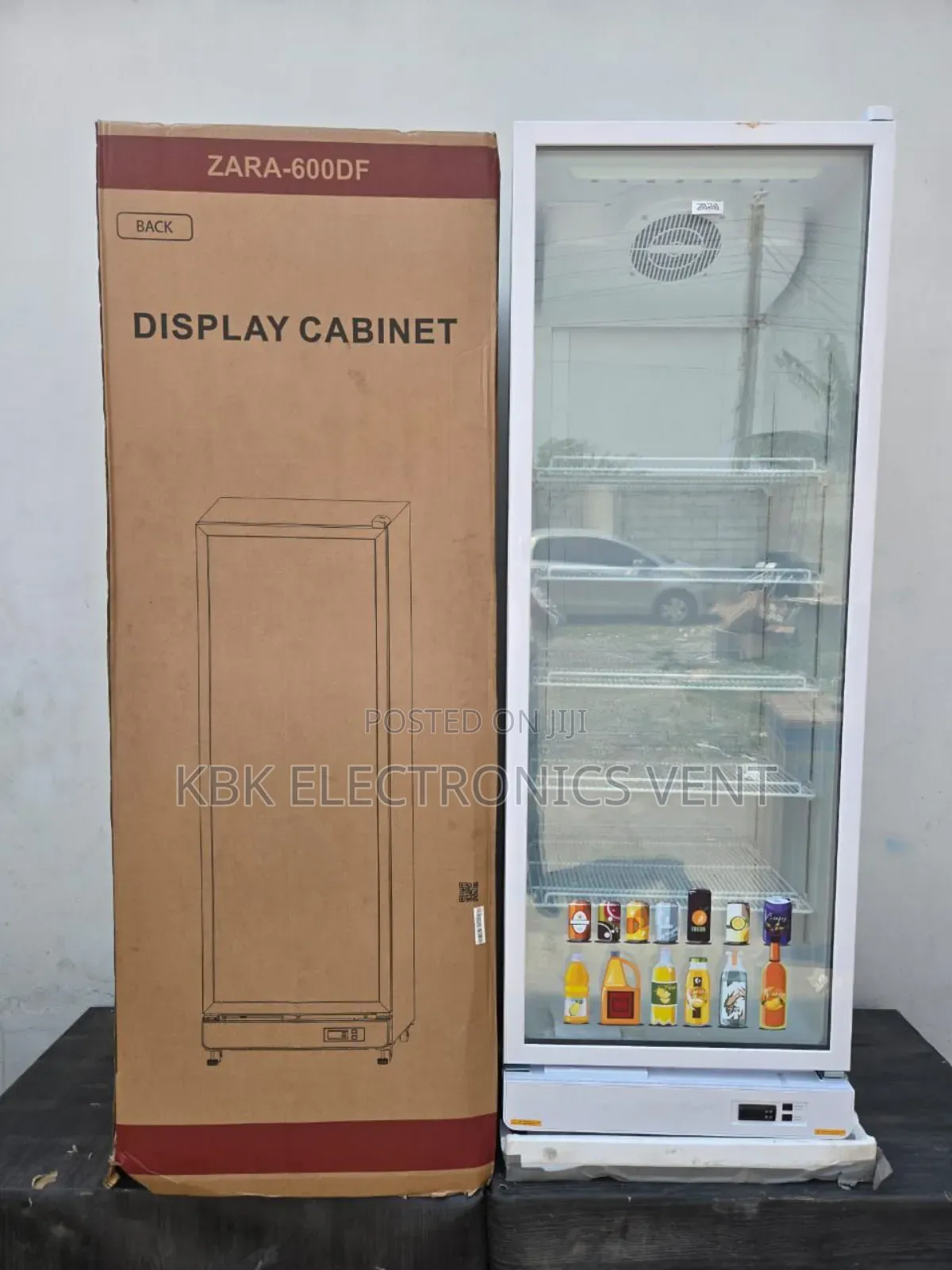 Zara 591liters Single Door Display Refrigerator
