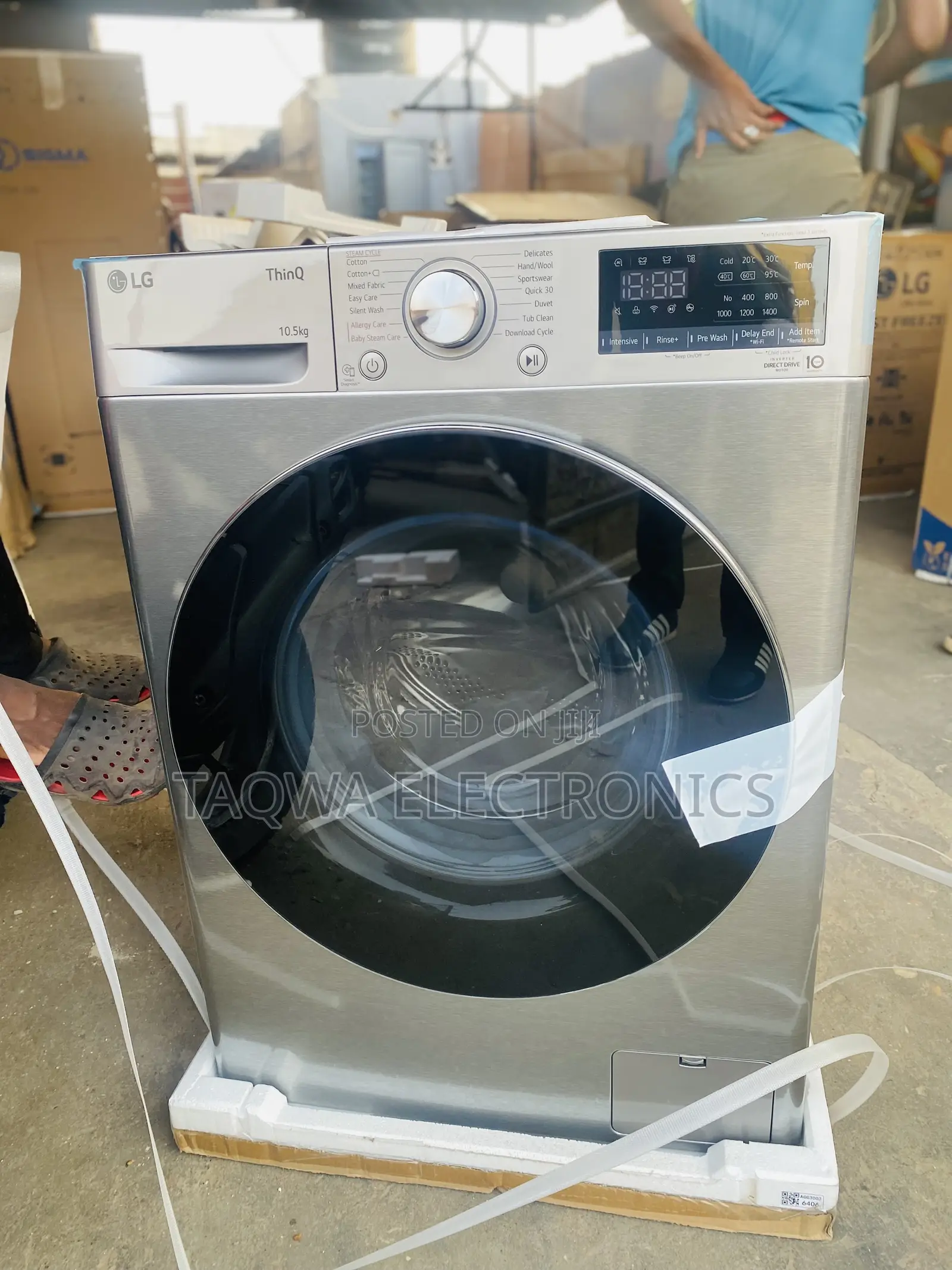 Lg 10.5kg Front Load Full Automatic Washing Machine