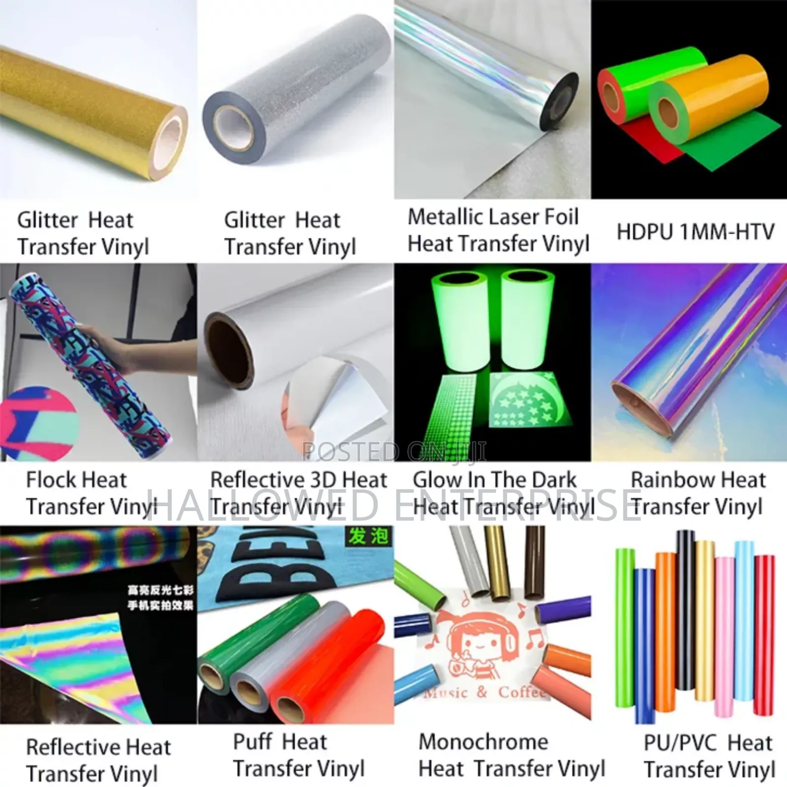Heat Transfer Cutting Vinyl for Plotter Jsersey Printing