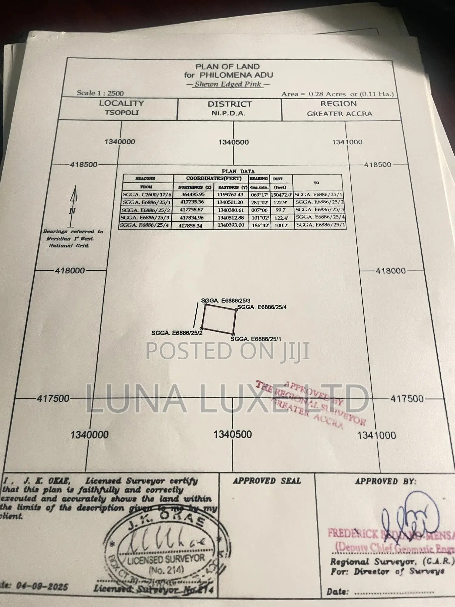 Barcoded Land Documents