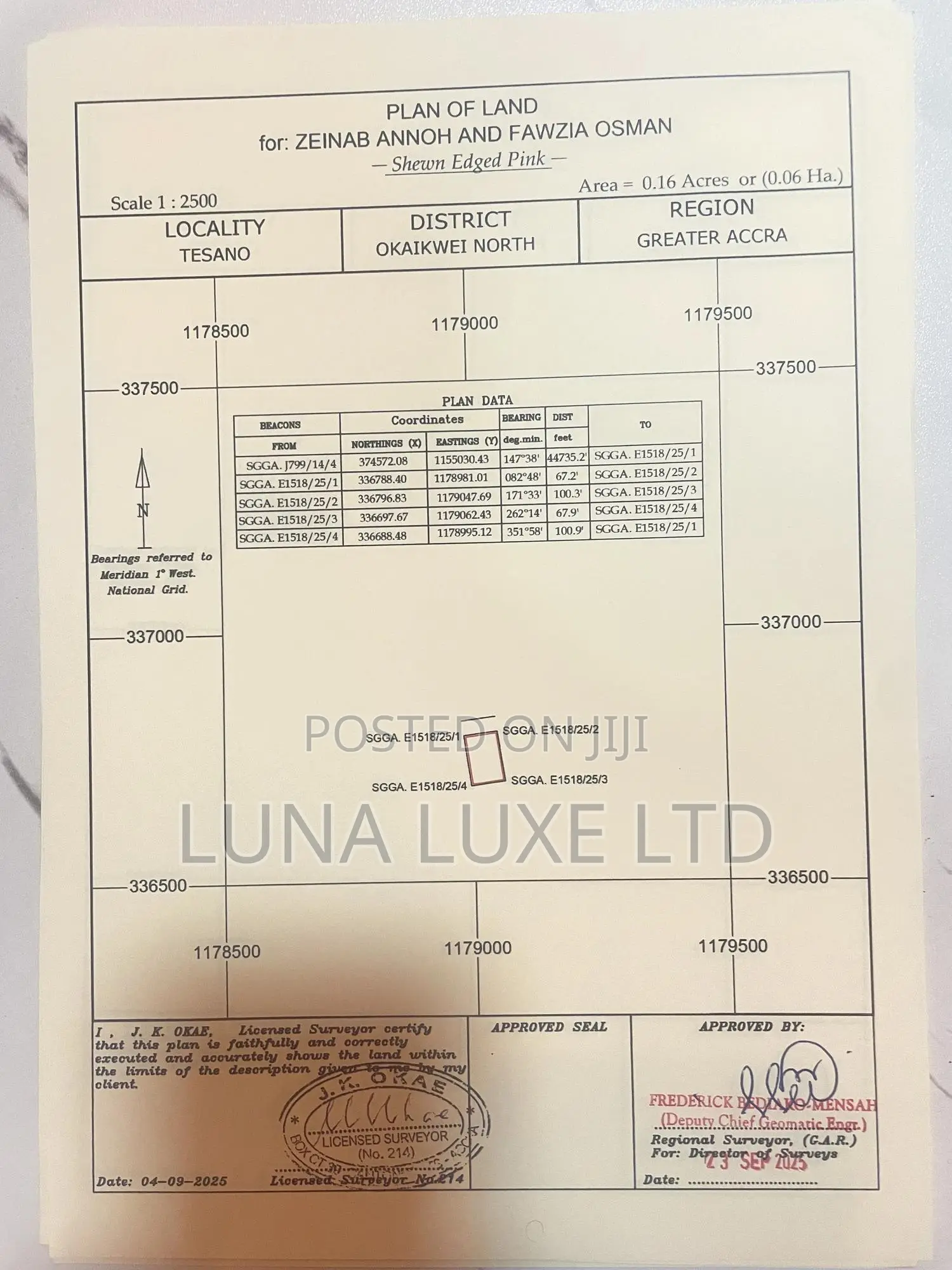 Barcoded Land Documents