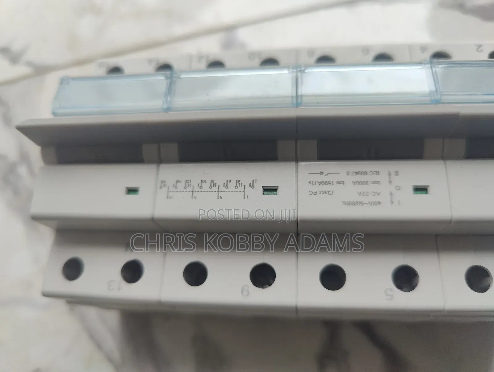 125a Three Phase Manual Change Over Switch