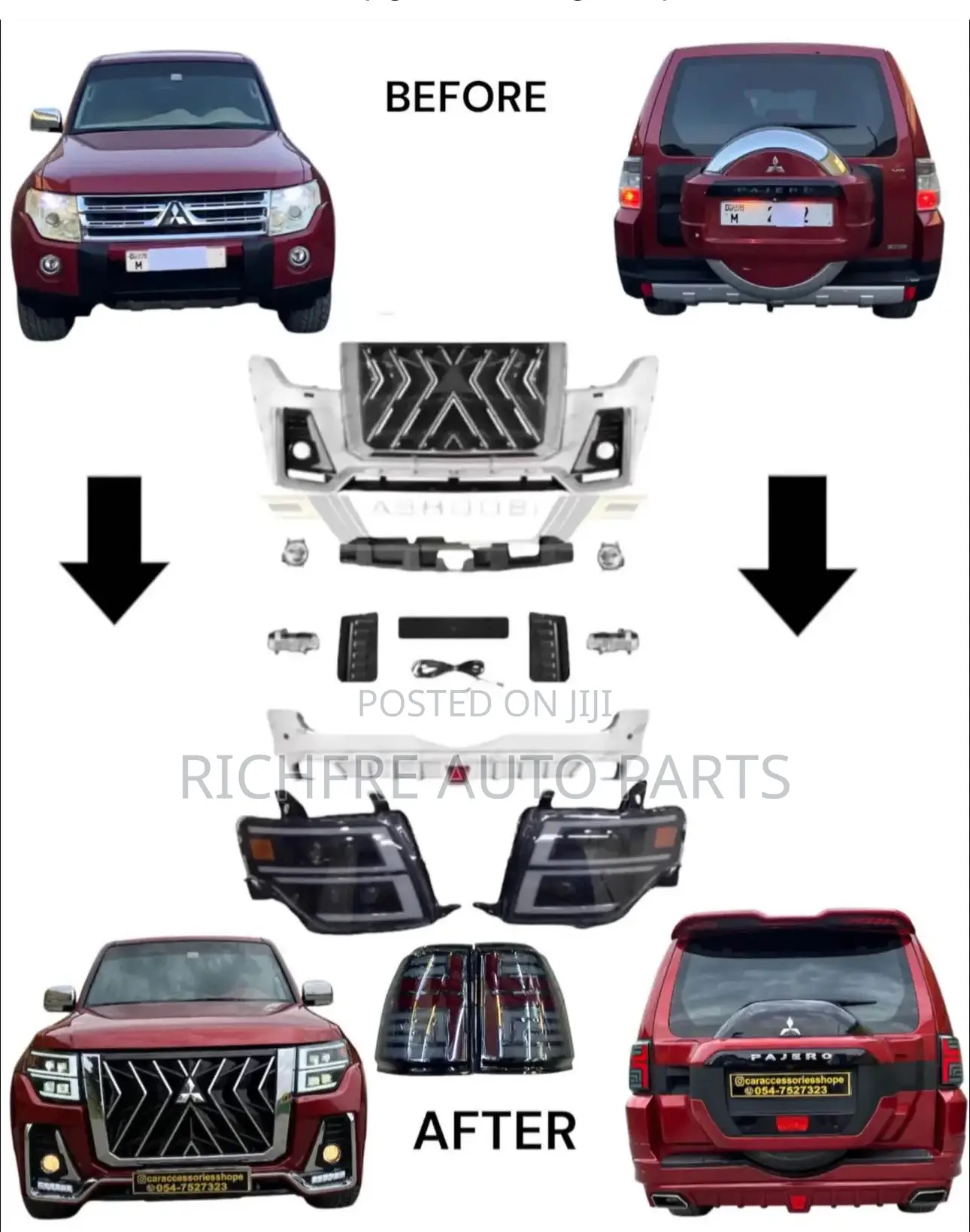 Mitsubishi Pajero Upgrade Kit Bodykit