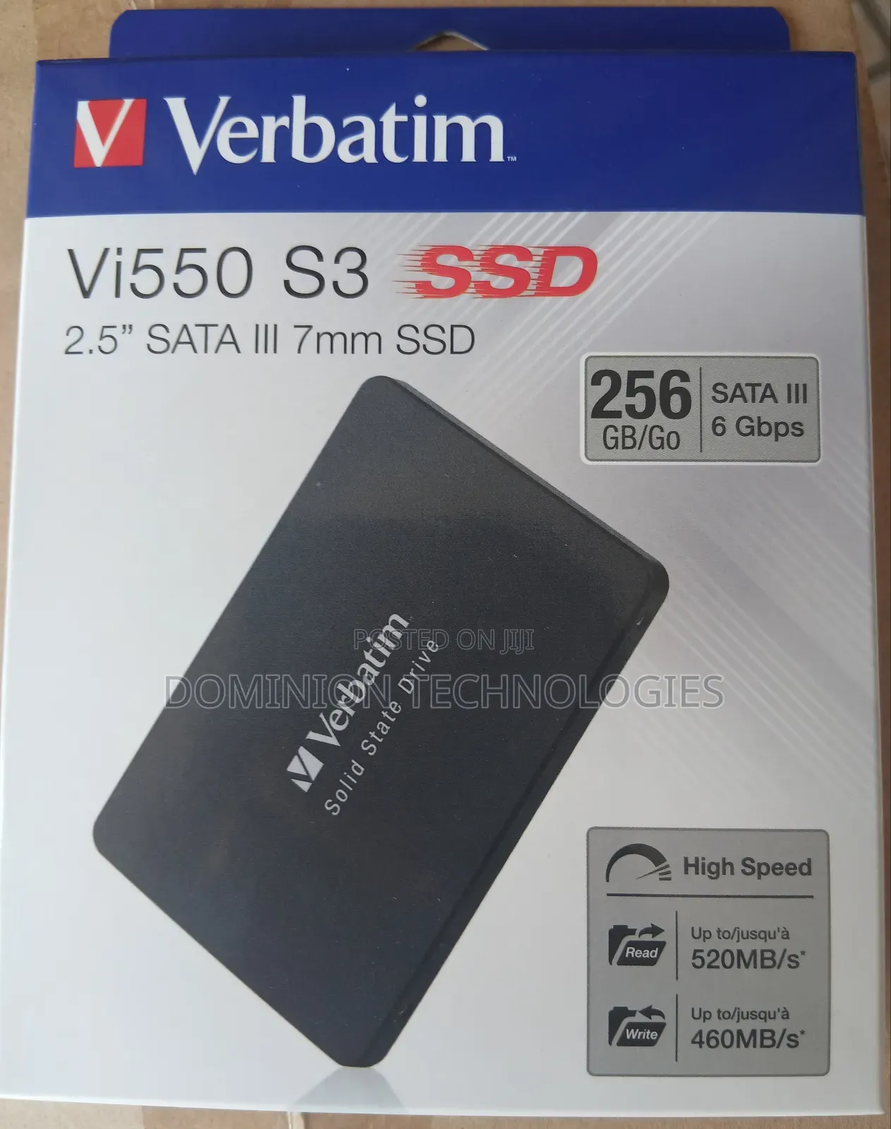Verbatim Vi550 S3 SSD 2.5 Sata Iii 7mm 256gb