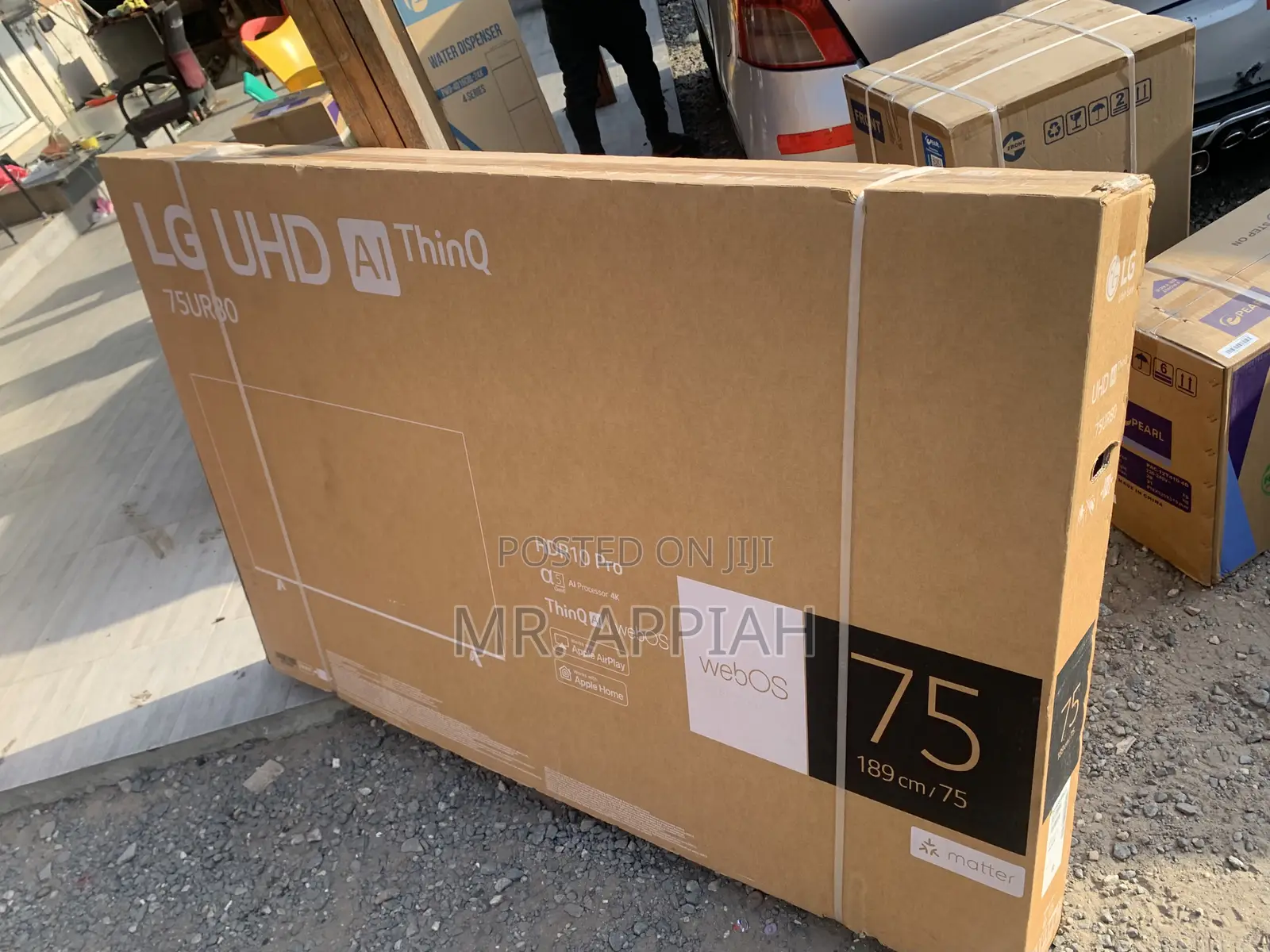 Shop Unique Lg 75ur8000 75” Uhd 4 Smart Television(Black) 