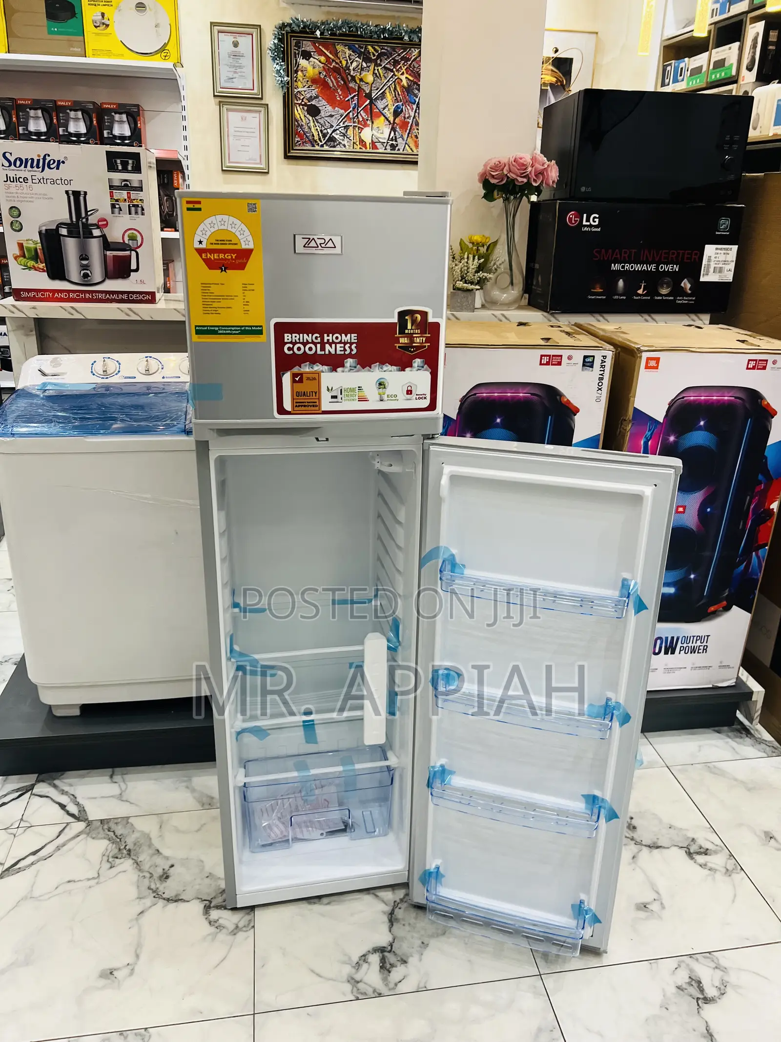 Brand New Zara 24tmf Top Mount Freezer Fridge(166liters) 