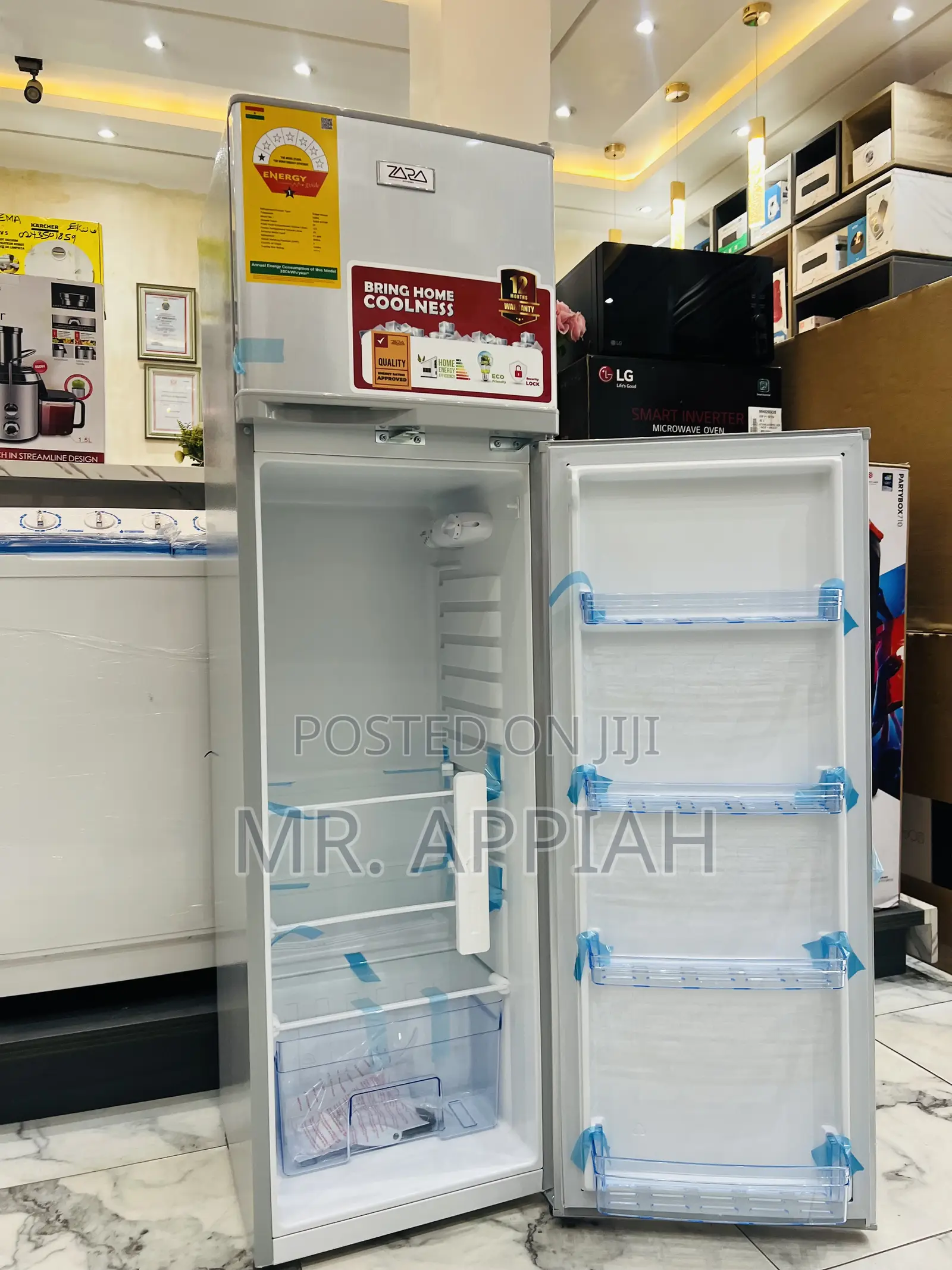 Authentic Zara 24tmf Double Door Refrigerator(Sliver) 