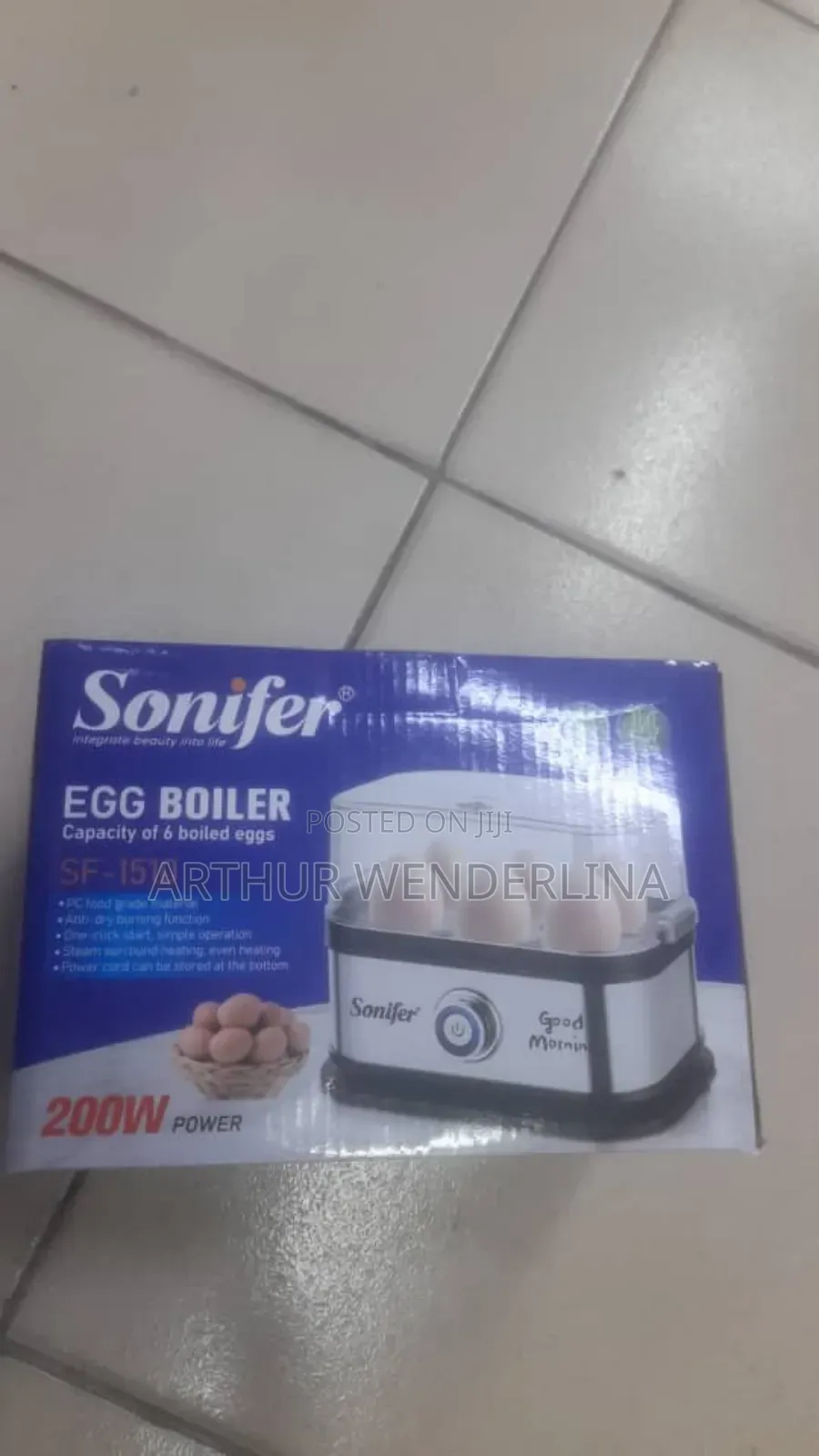 Egg Boiler for 6pieces at a Goal to Biol or Cook
