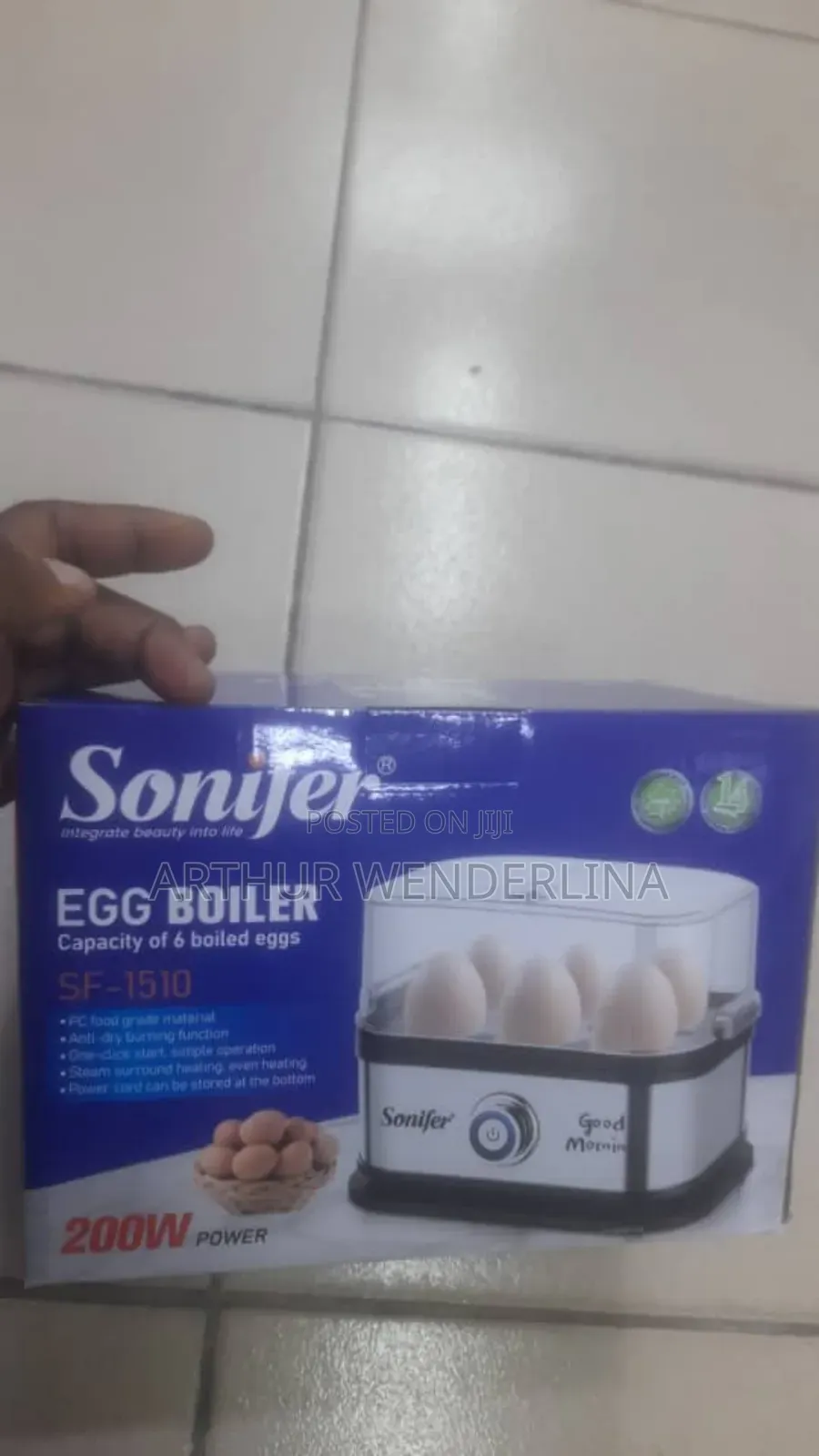 Egg Boiler for 6pieces at a Goal to Biol or Cook