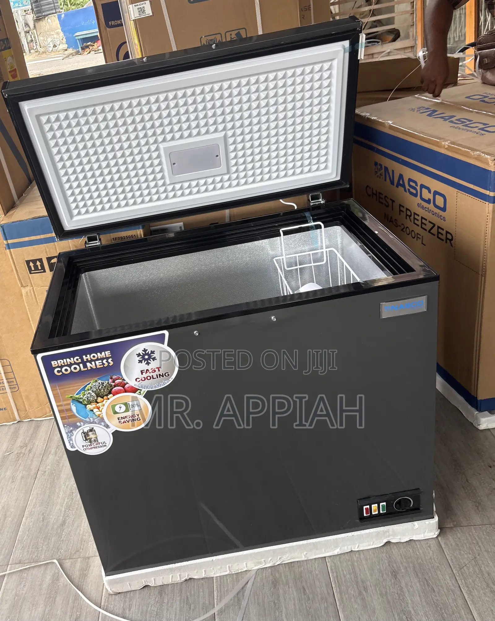 Choose Original Nasco Nas200fl Single Door Chest Freezer(150liter)