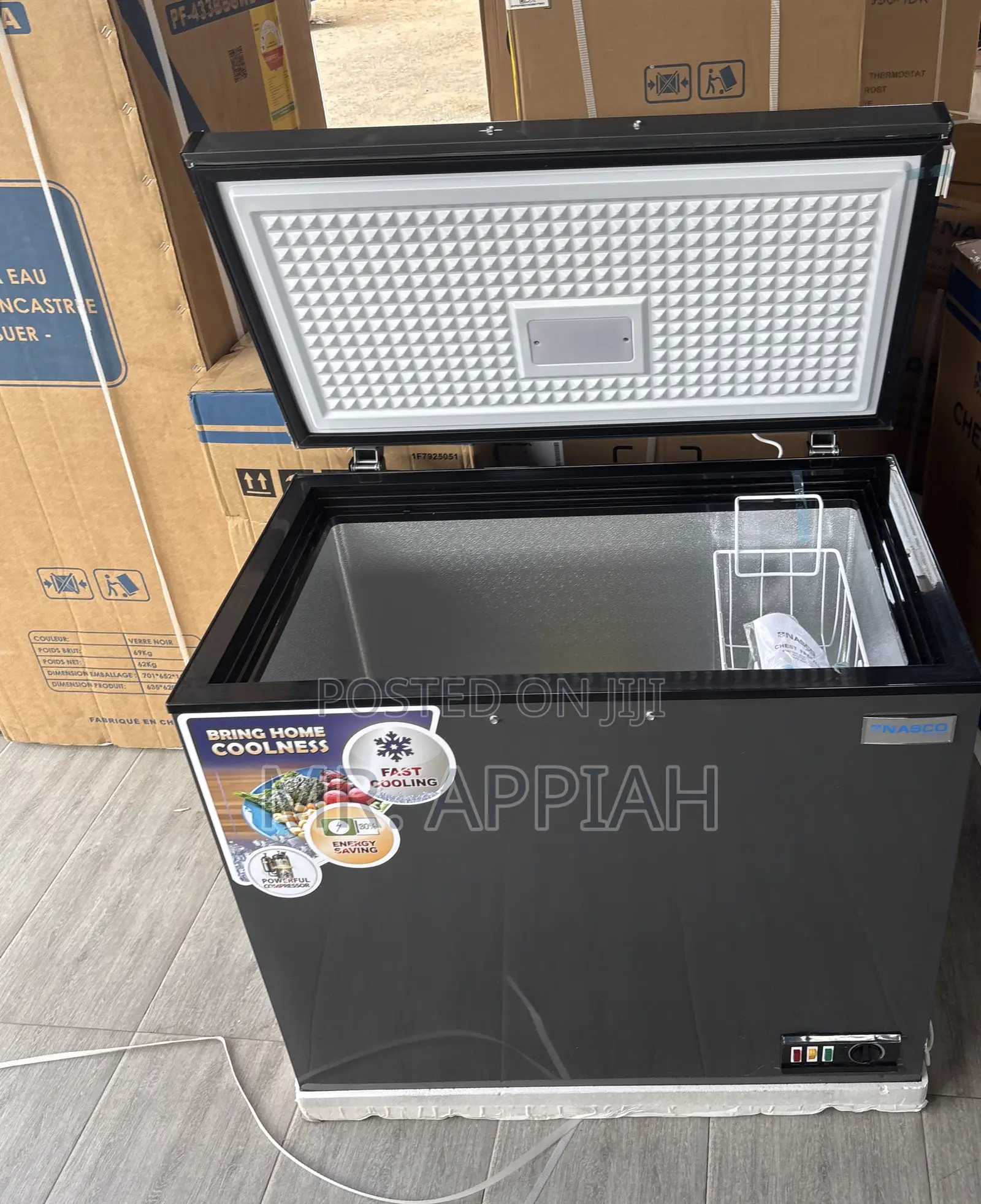 Eco Friendly Nasco 150liter Single Door Electric Chest Freezer 