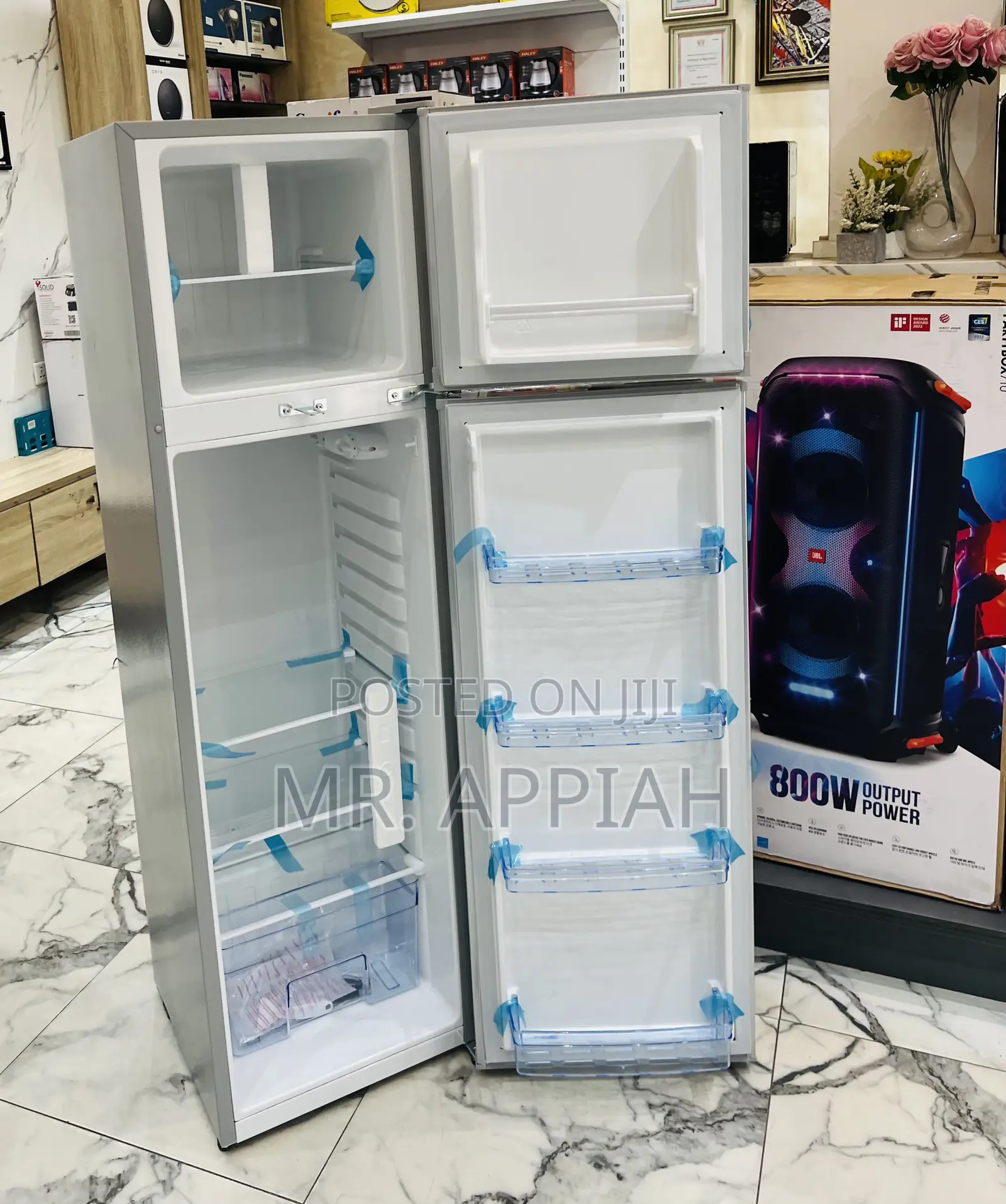 Buy Unique Zara 24tmf Double Door Refrigerator(Silver)166l