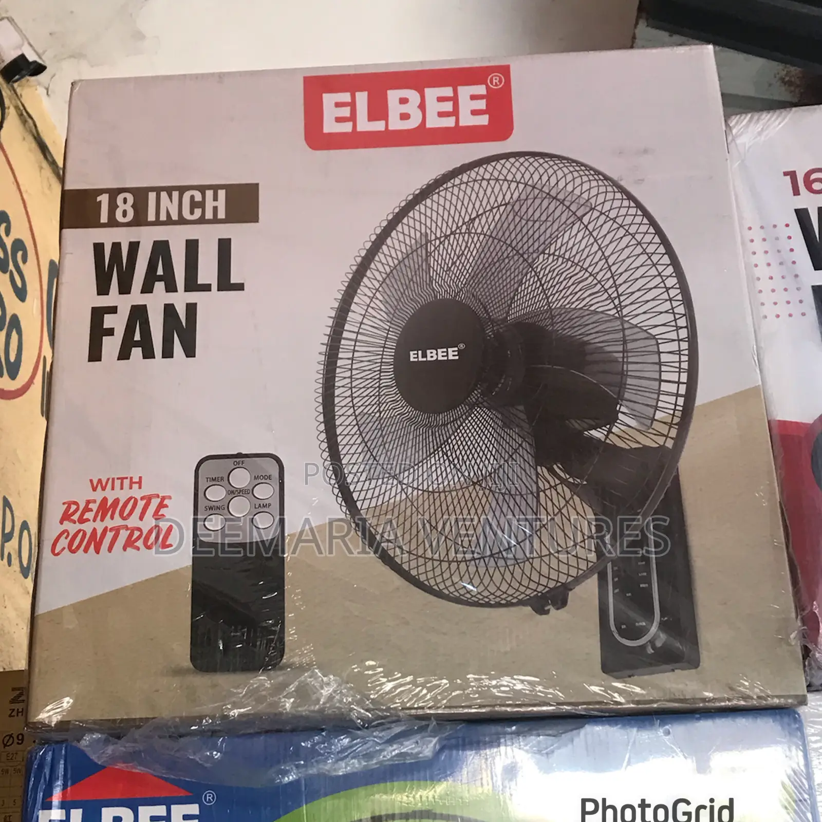 Quality Elbee 18 Inches Wall Fan With Remote Control