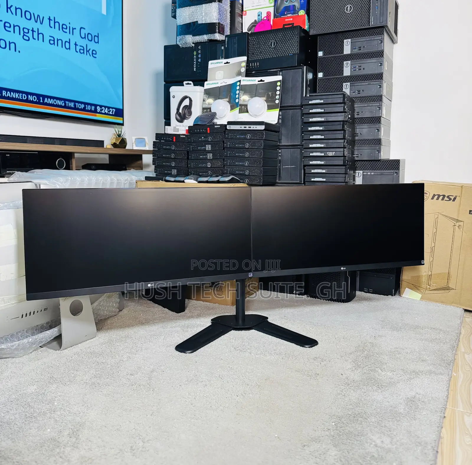 Lg Dual 29” Ips Display Ultra Wide Frameless Monitor