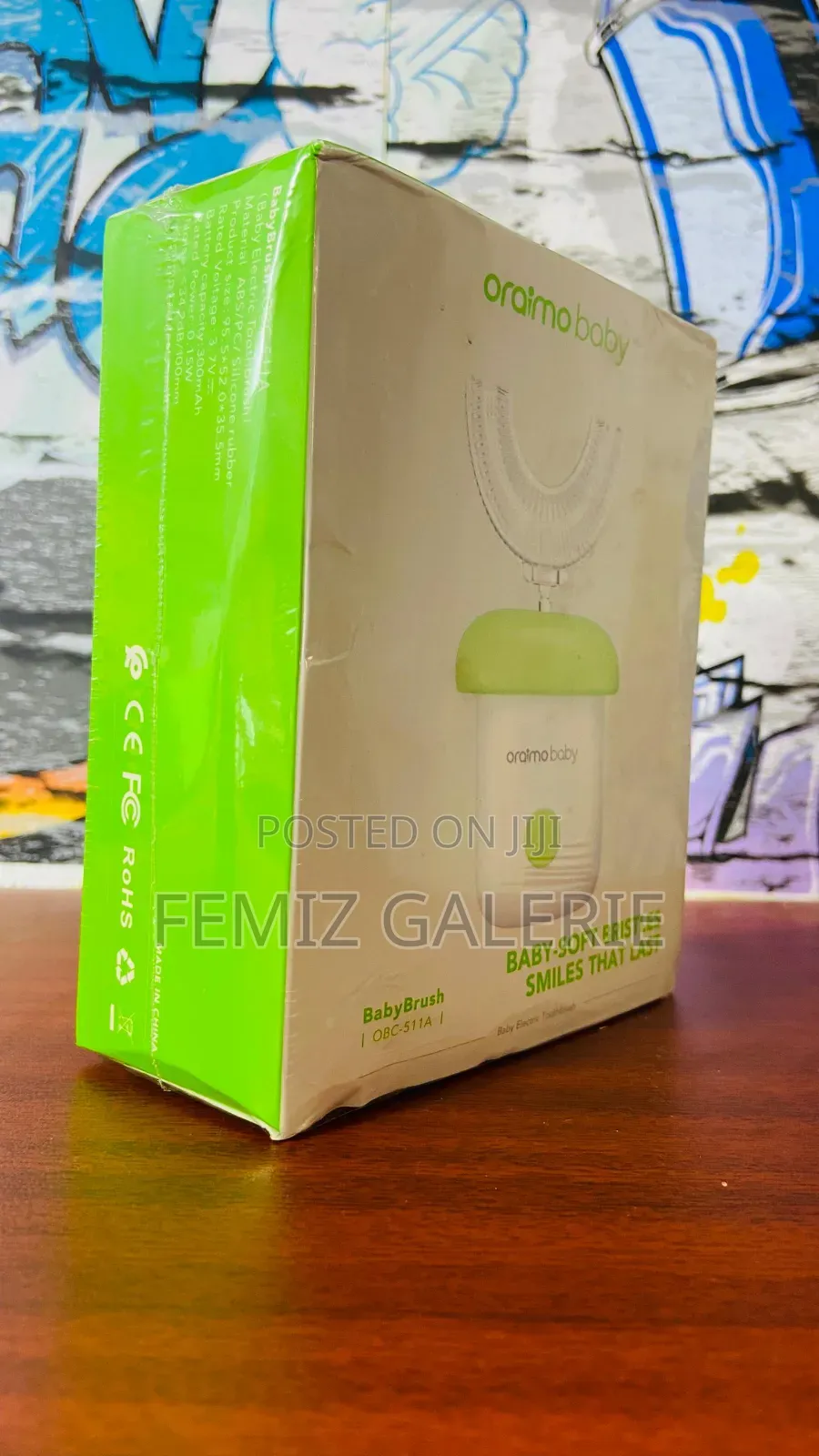 Oraimo Babybrush 3 Cleaning Modes Baby Electric Toothbrush