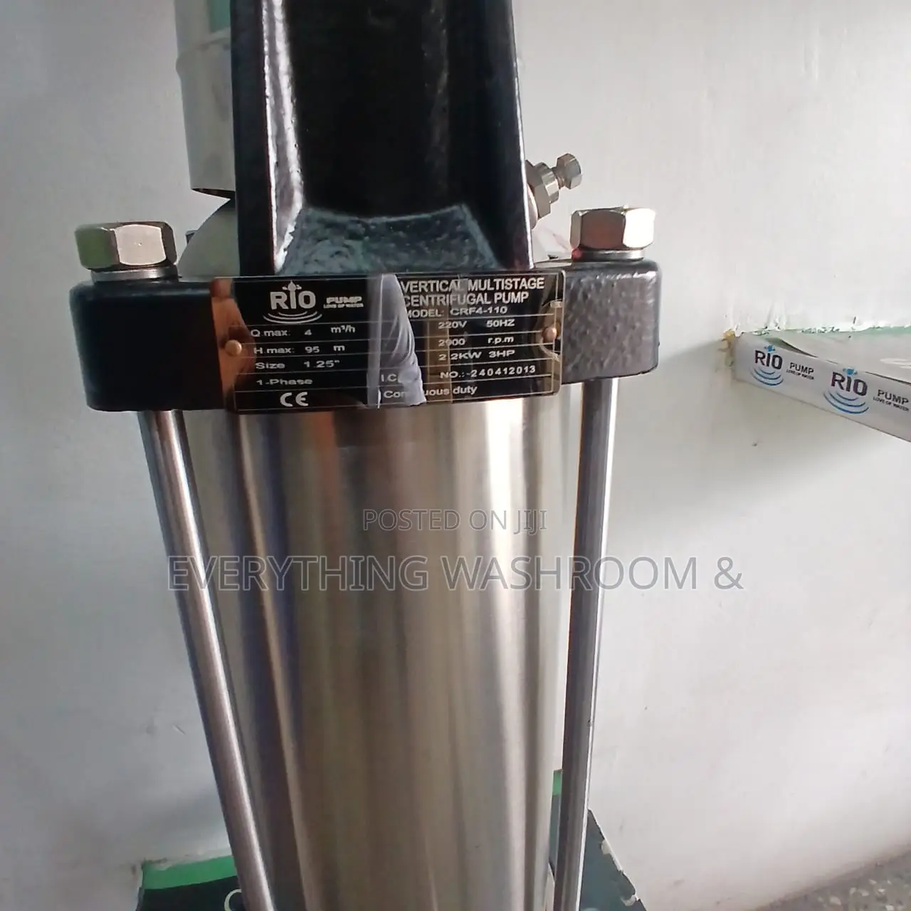 3hp Vertical Multistage Centrifugal Pump