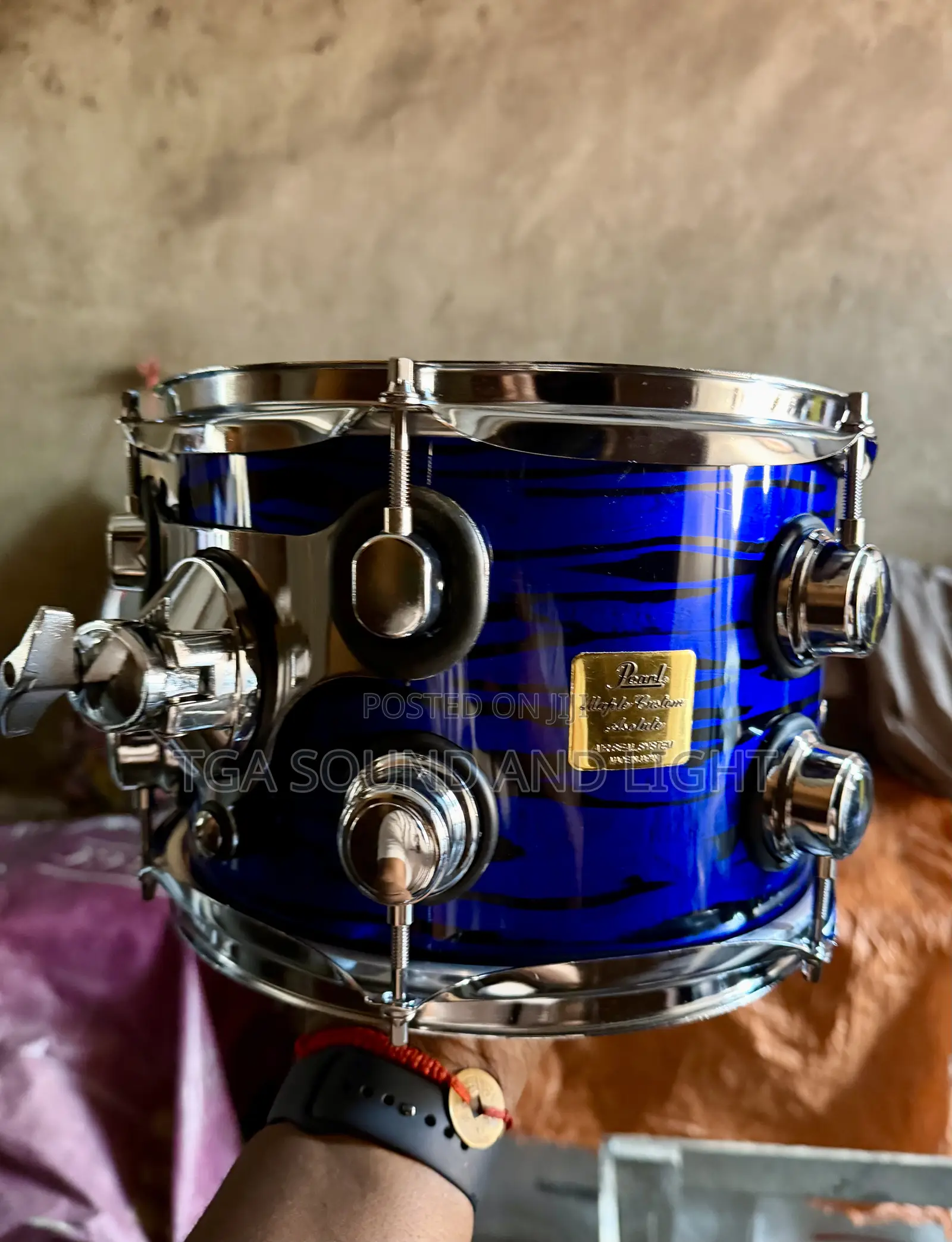 Pearl Mapel Custom 5pcs Drum Set [3 Cymbals]