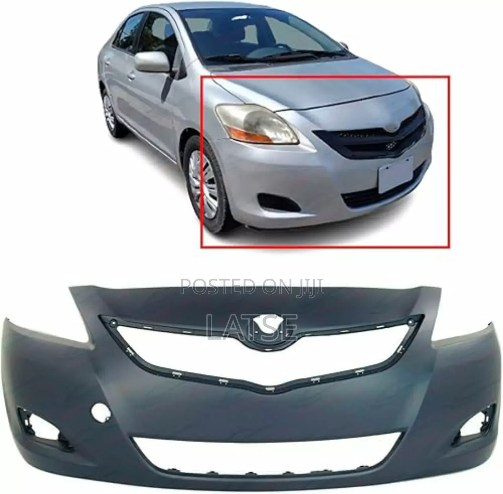Toyota Vitz 2008,2009,2010,2011 From Bumper Replacement