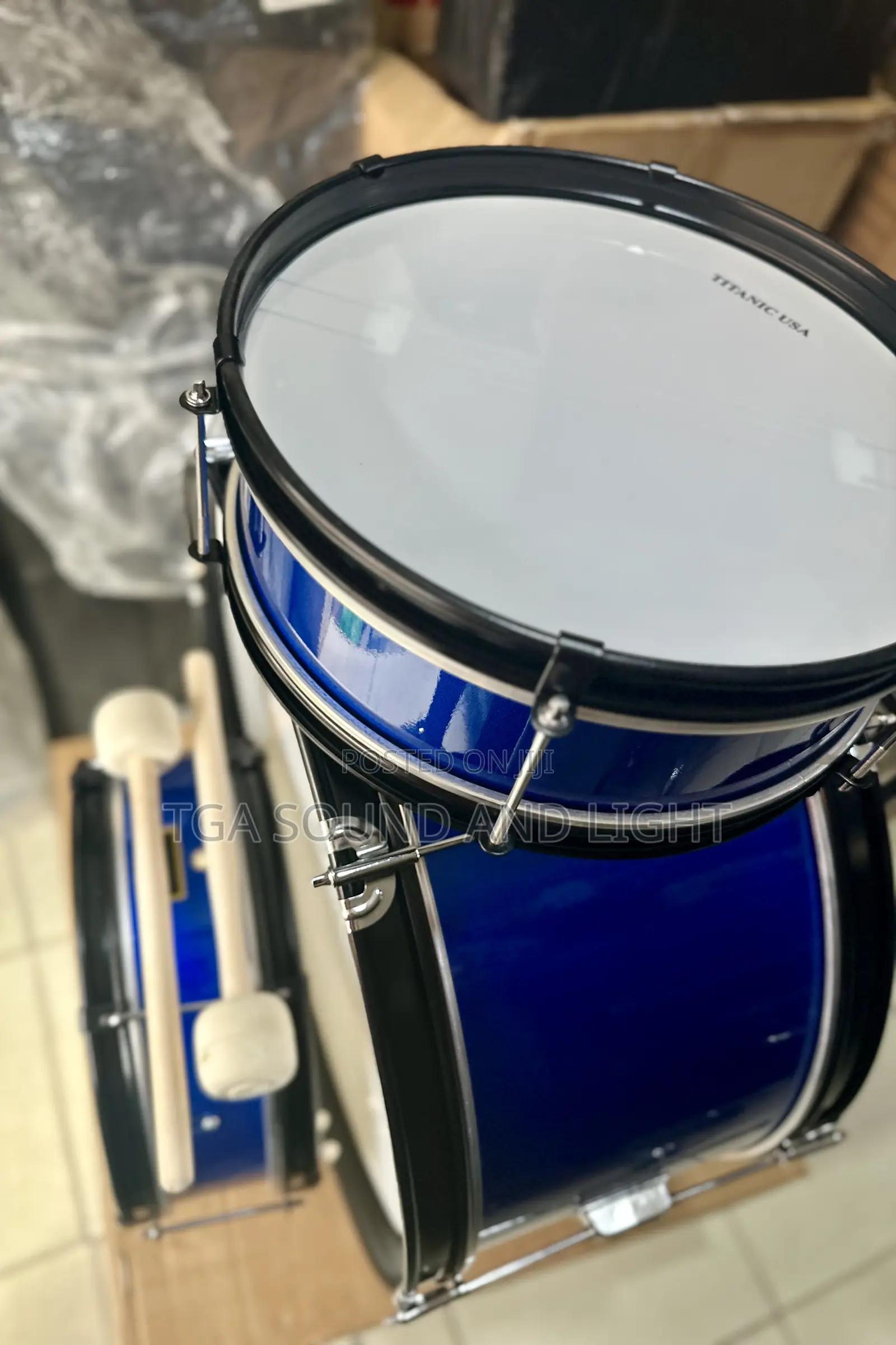 Titanic Usa 3pcs Marching Drum Set