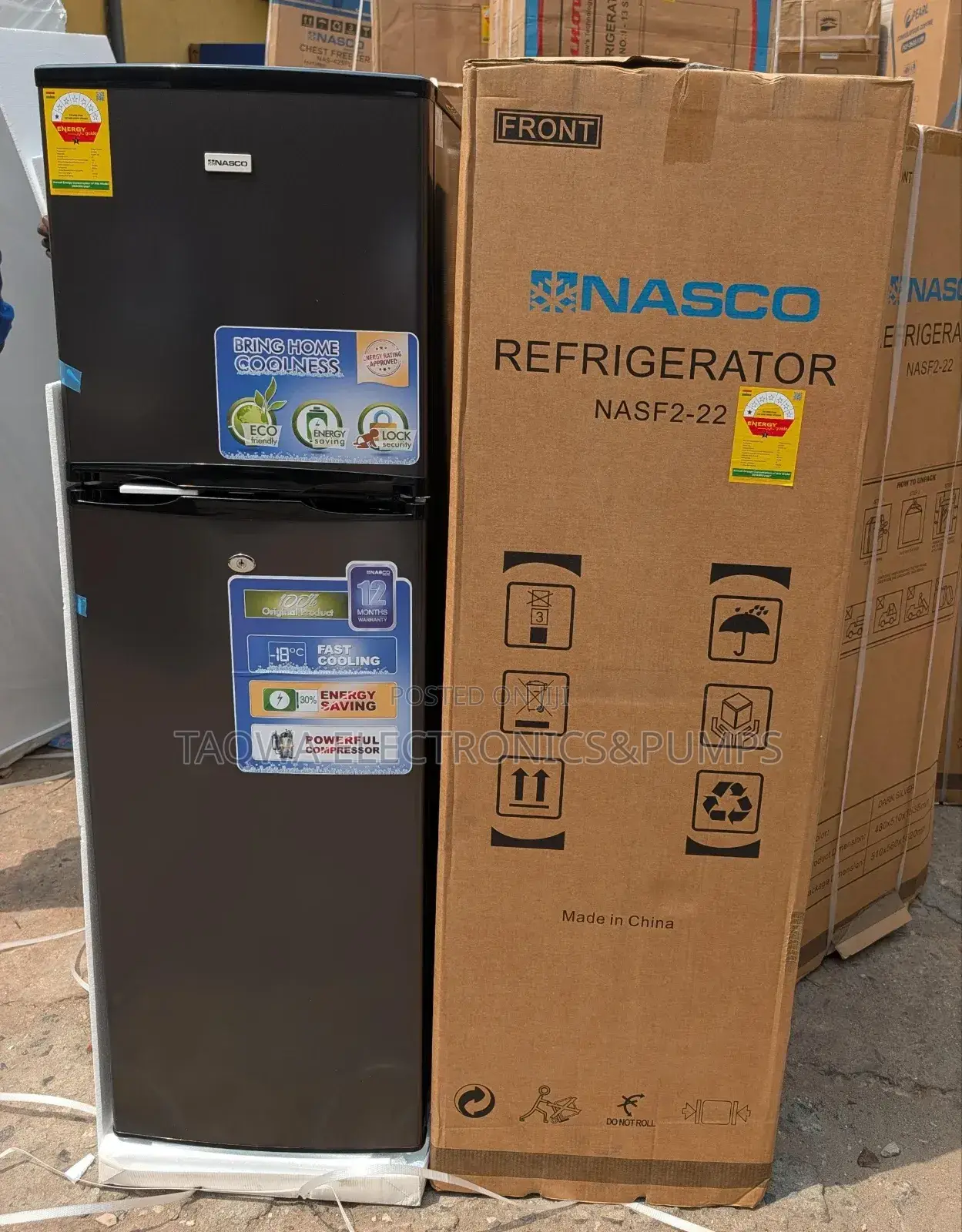 Top Freezer Nasco 166l Fridge