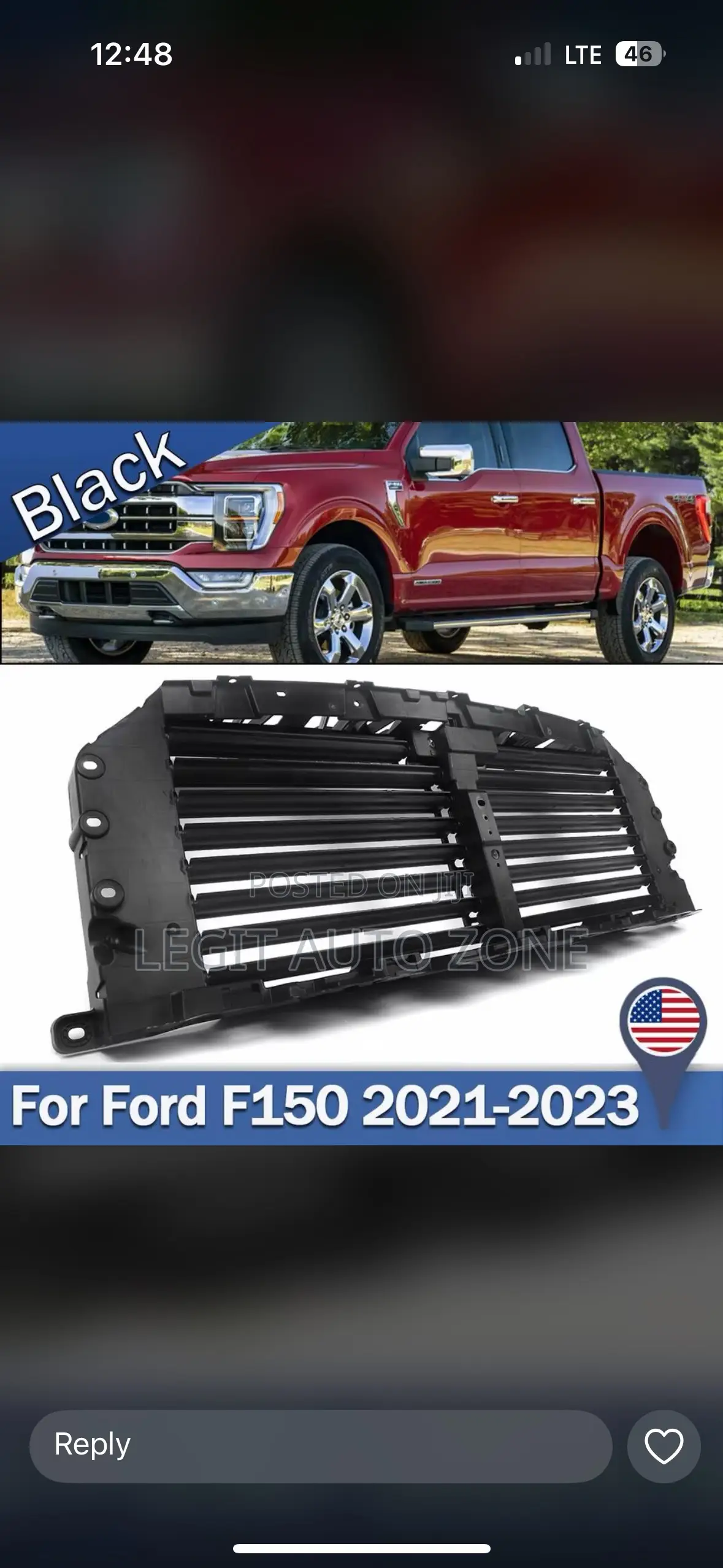 Ford F150 2022,2023,2024,2025, Shutter Grill