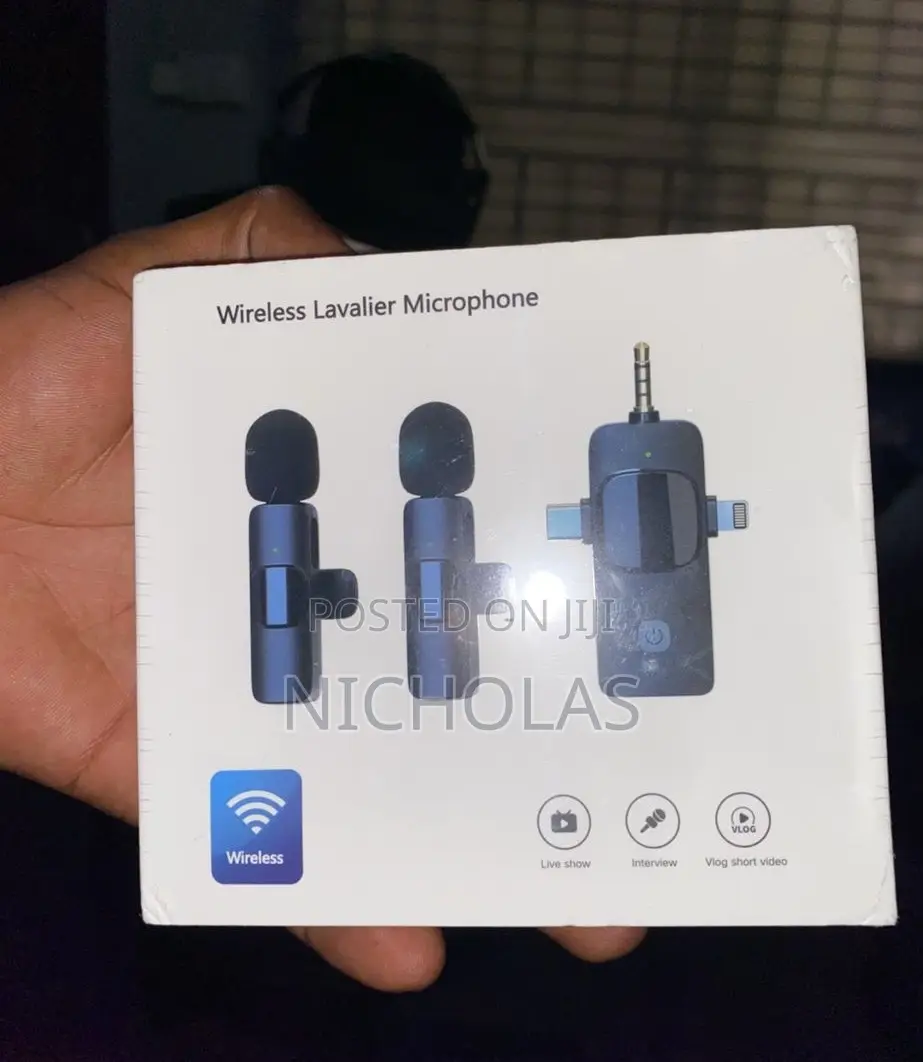 4in1 Wireless Lavalier Microphone - Youtube, Podcast, Noise Reduction
