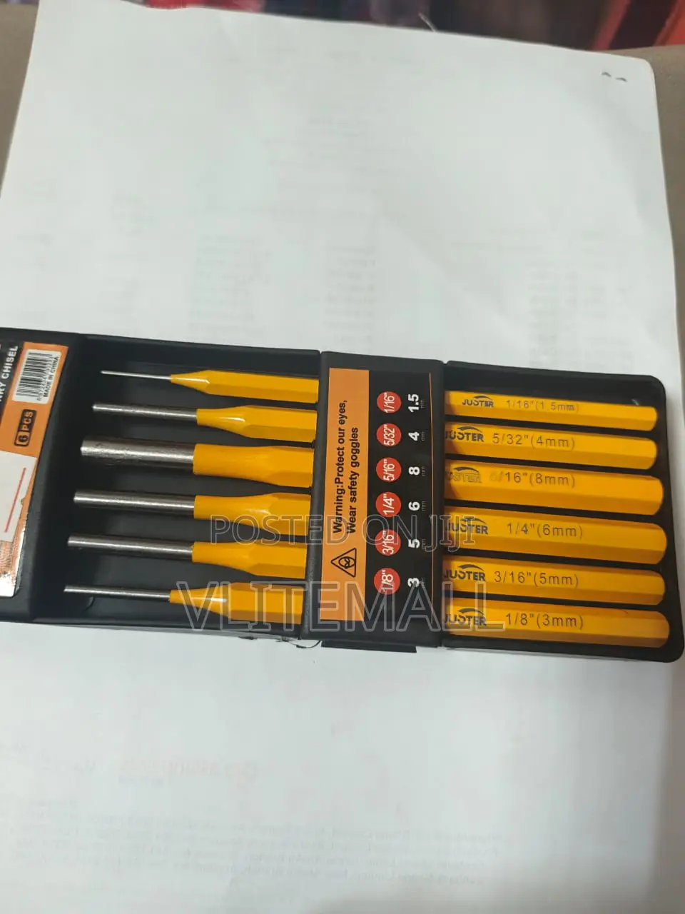 Juster 6-Piece Masonry Chisel Set (Jld28002).