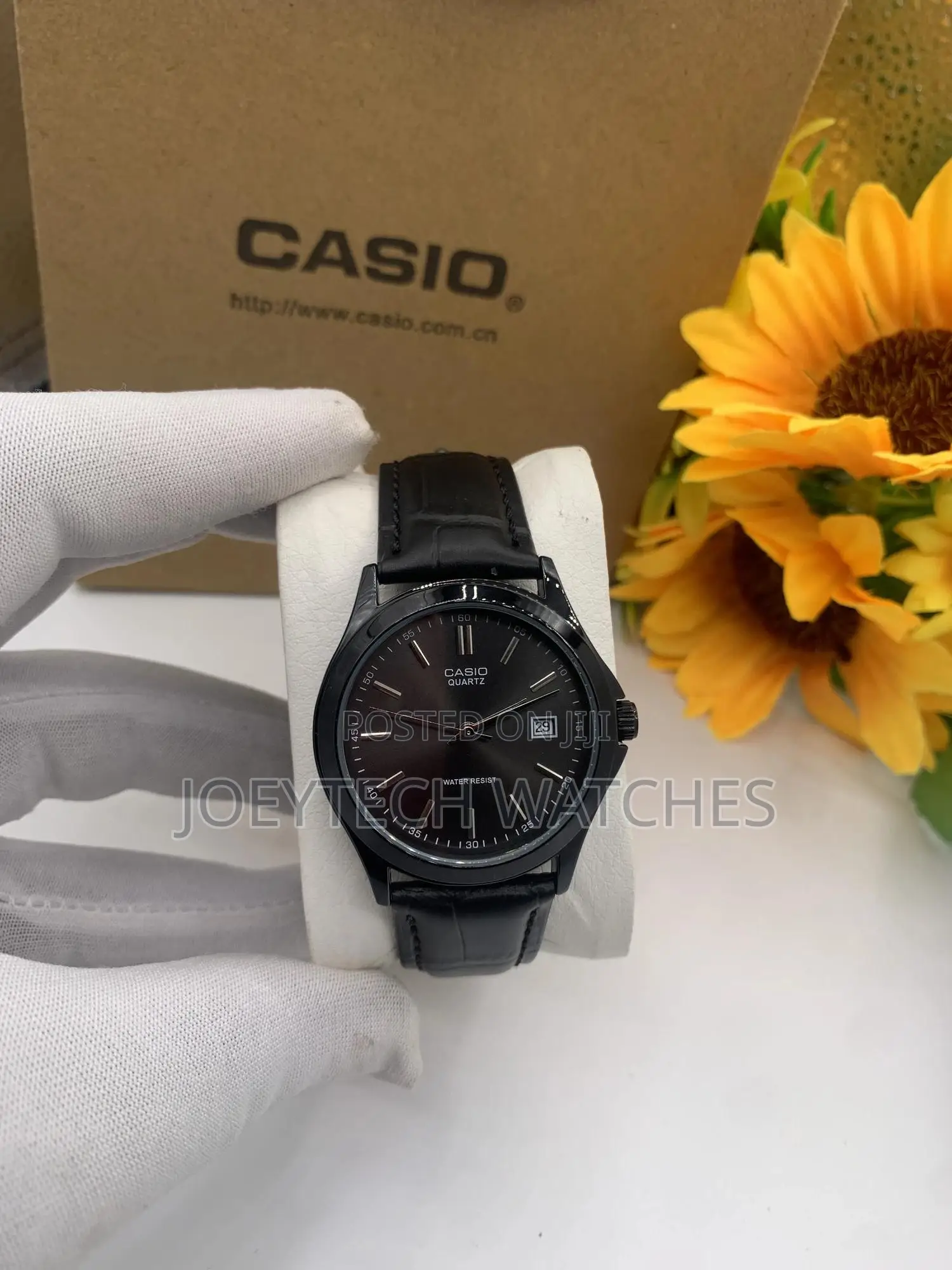 Unisex Casio Leather Watch