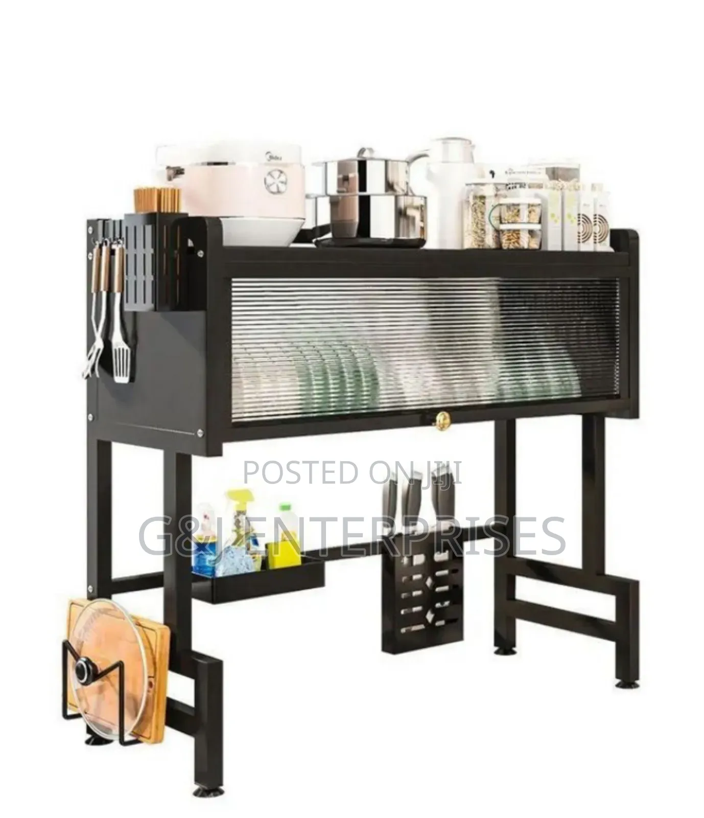 Over- Sink Rack With Glass Door