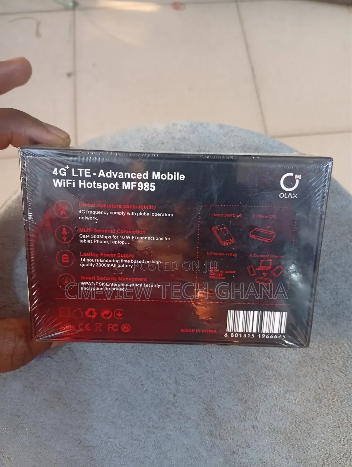 Olax 4g+ Lte Advance Mobile Wifi Mf985 Universal