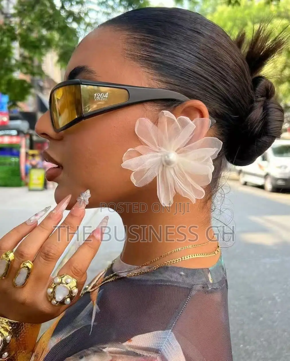 Light Floral Earrings