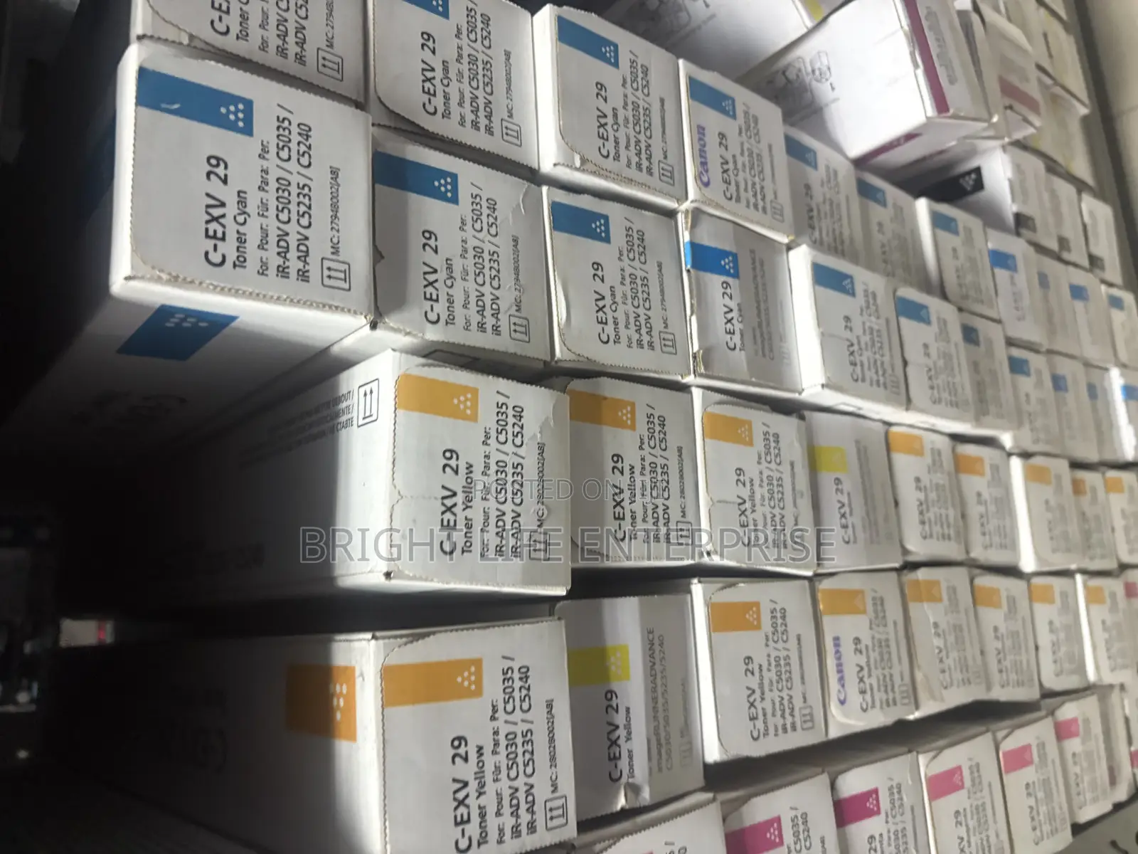 Canon Cexv 29 Toner Colors