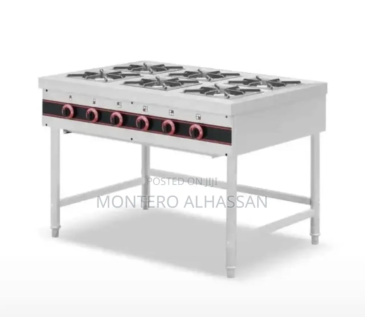 Commercial Gas Cooker 6 Burner