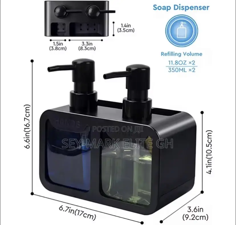 2 in 1 Soap Dispenser