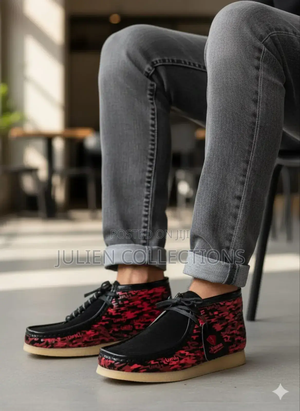 Original Clarks Pure Leather Redbkack